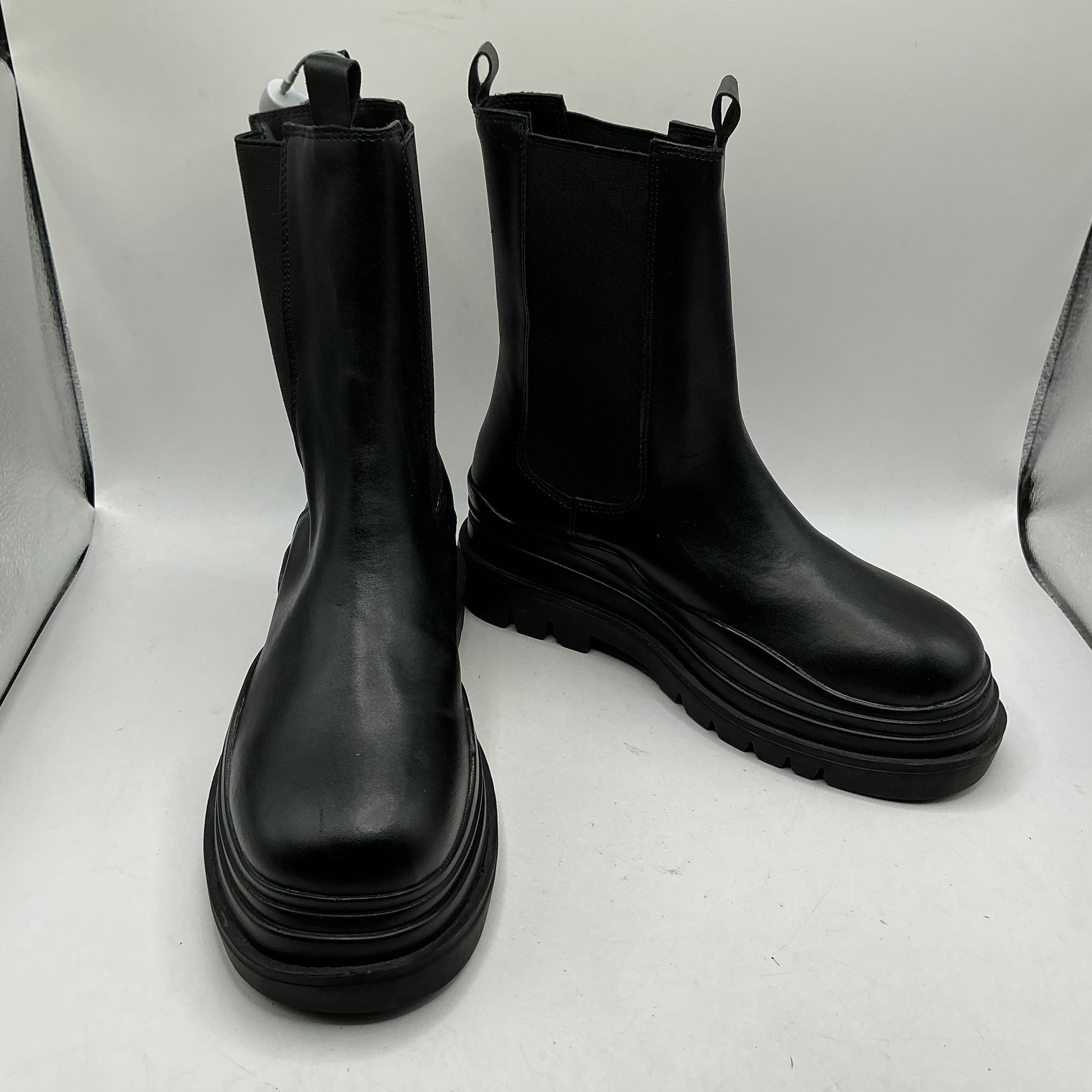 Daniel, chunky black ankle boots