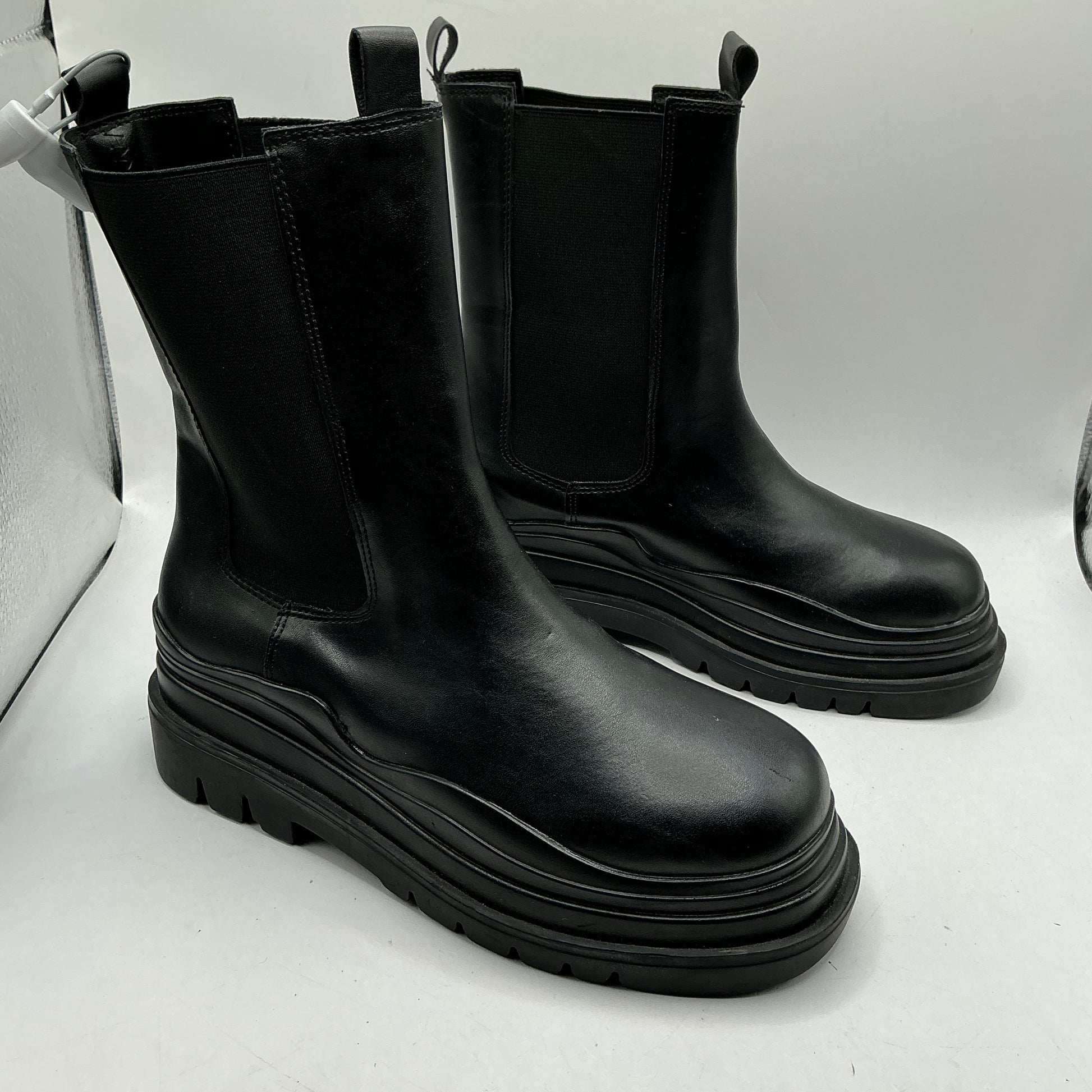 Daniel, chunky black ankle boots