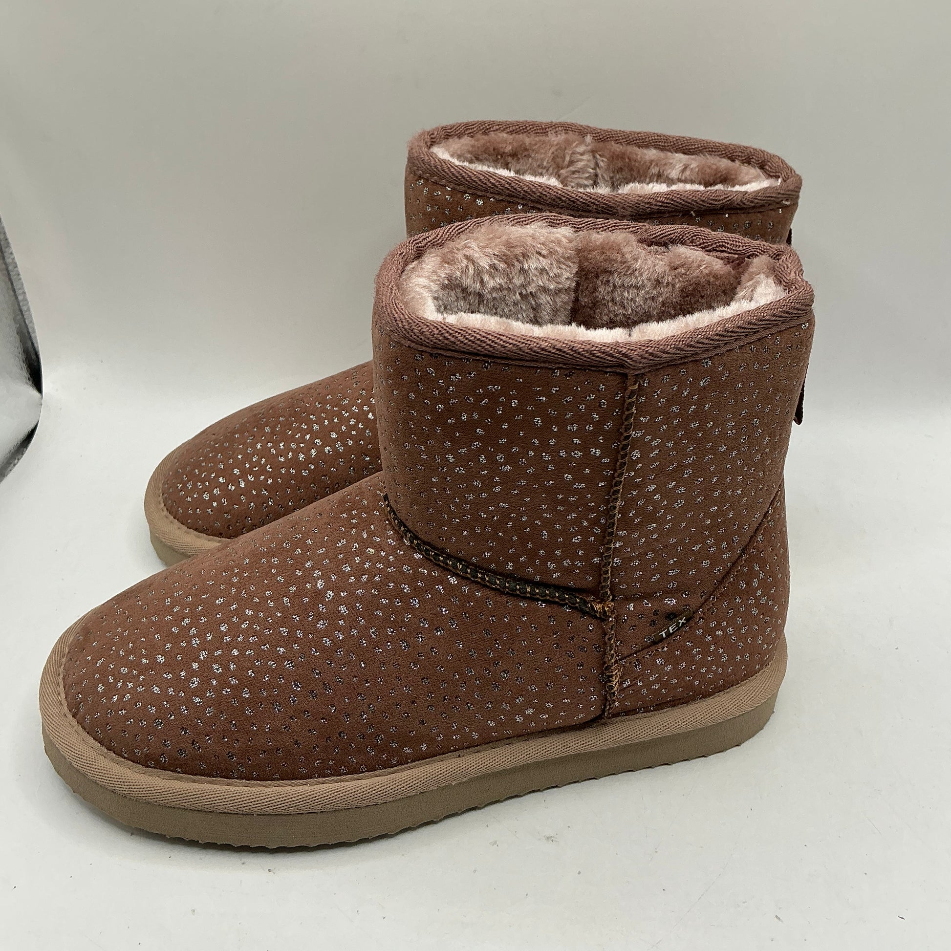 S.Oliver dusky pink soft fabric boots