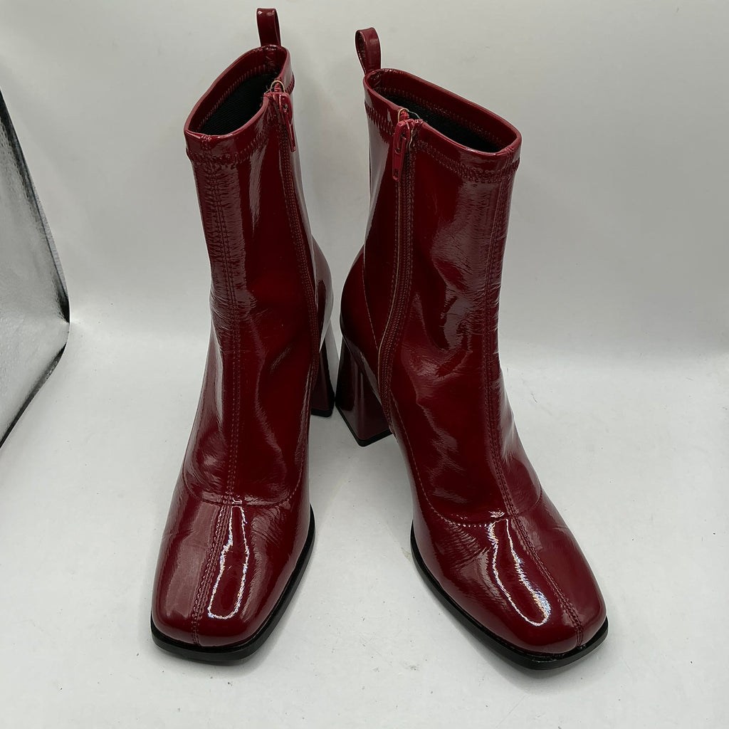 Even&Odd, Red ankle boots