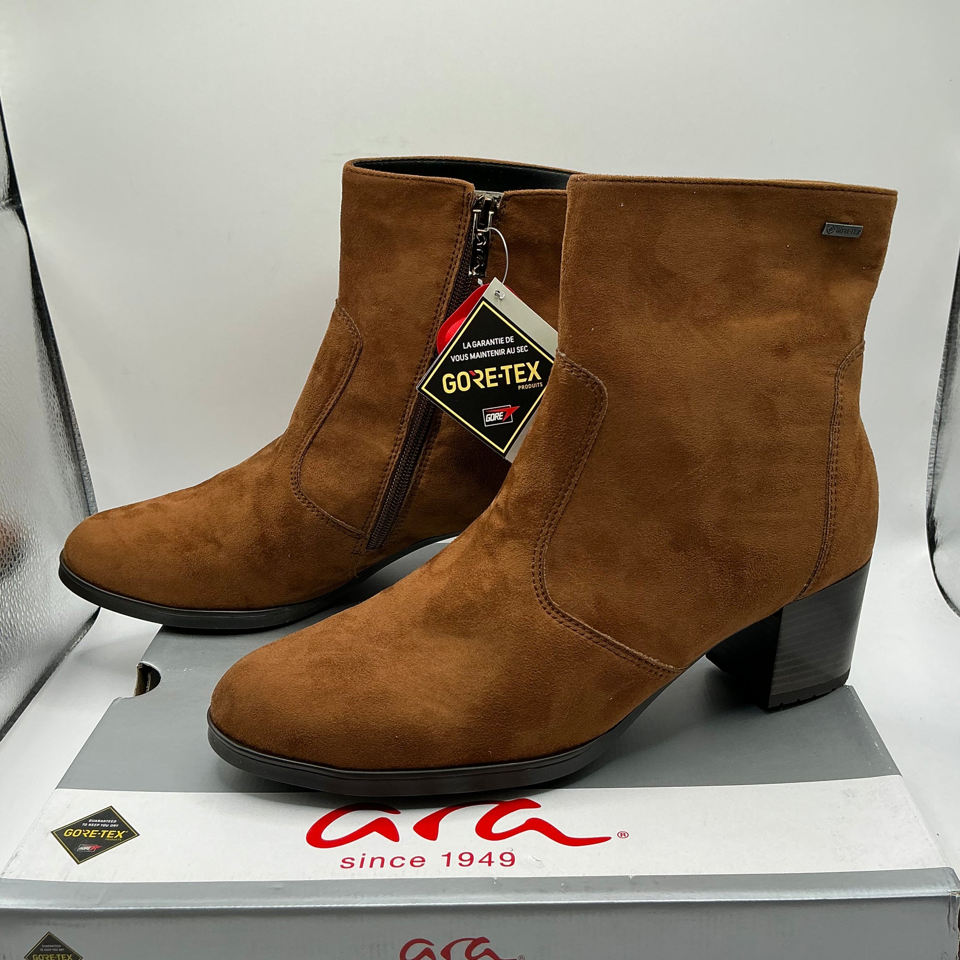 Ara, Florenz Cognac ankle boots