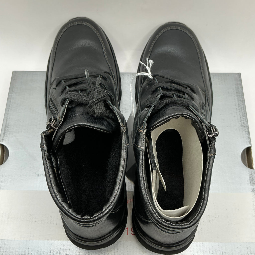 Ara, Tampa, black leather wool lined ankle boots