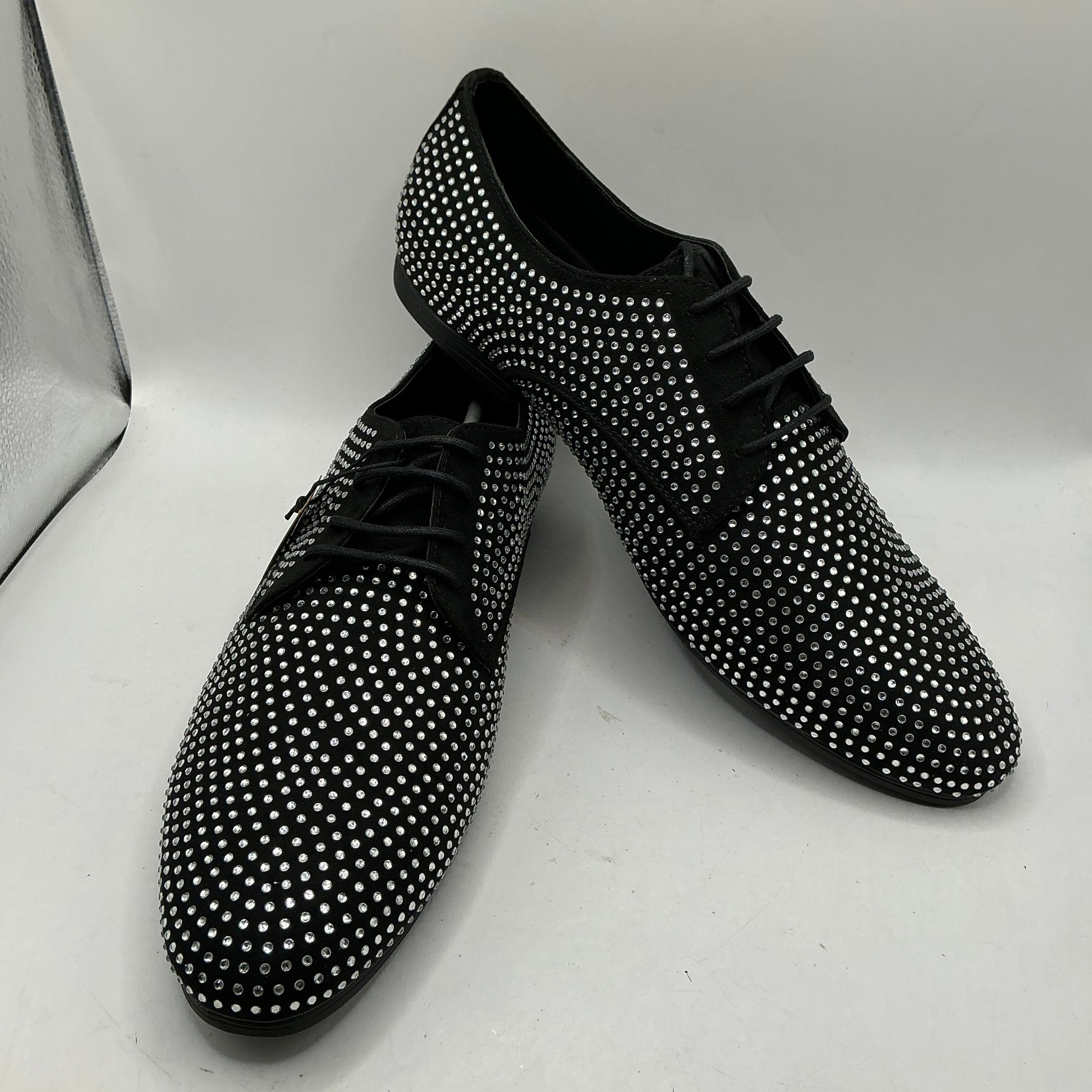 Pier one sparkle studded mens derby shoes