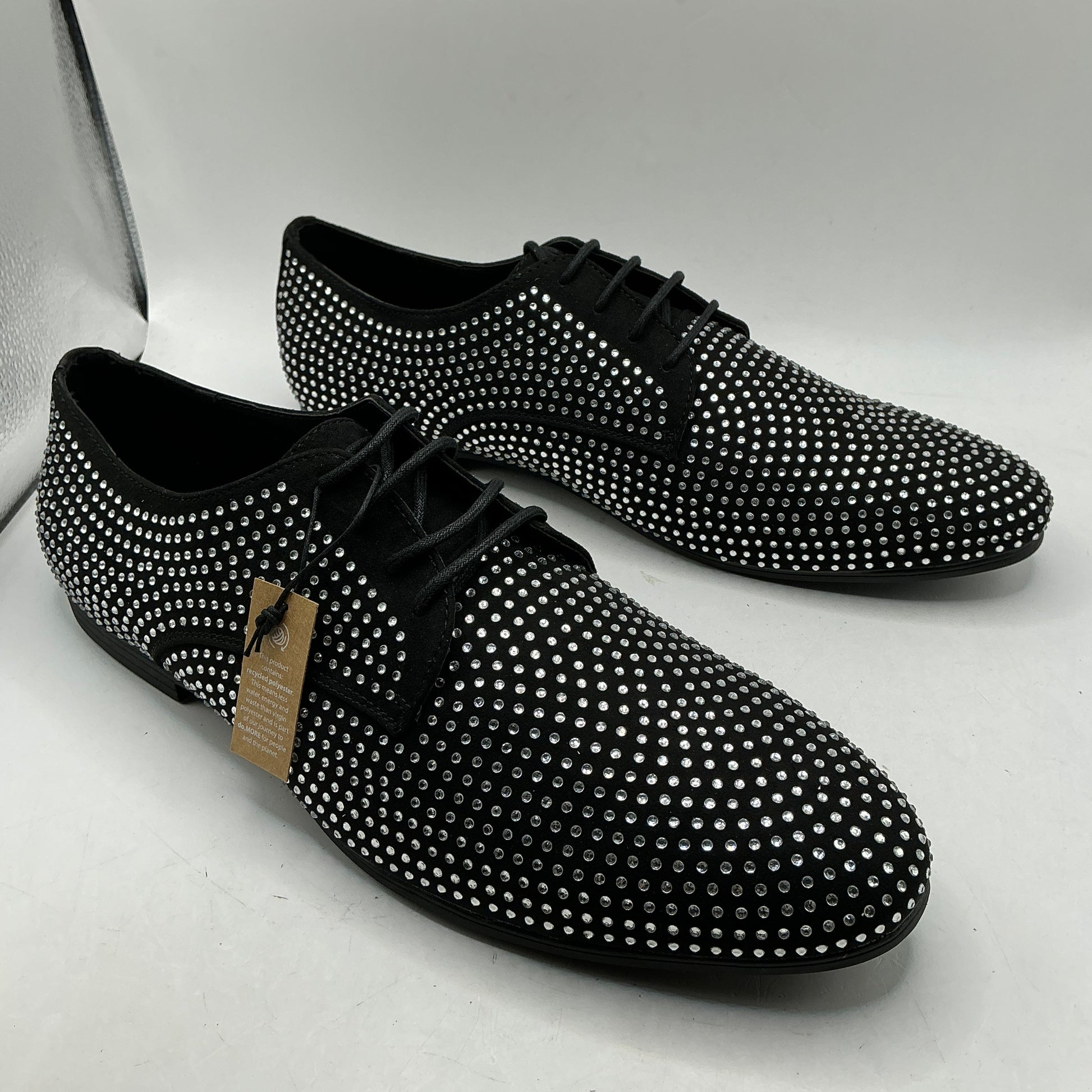 Pier one sparkle studded mens derby shoes
