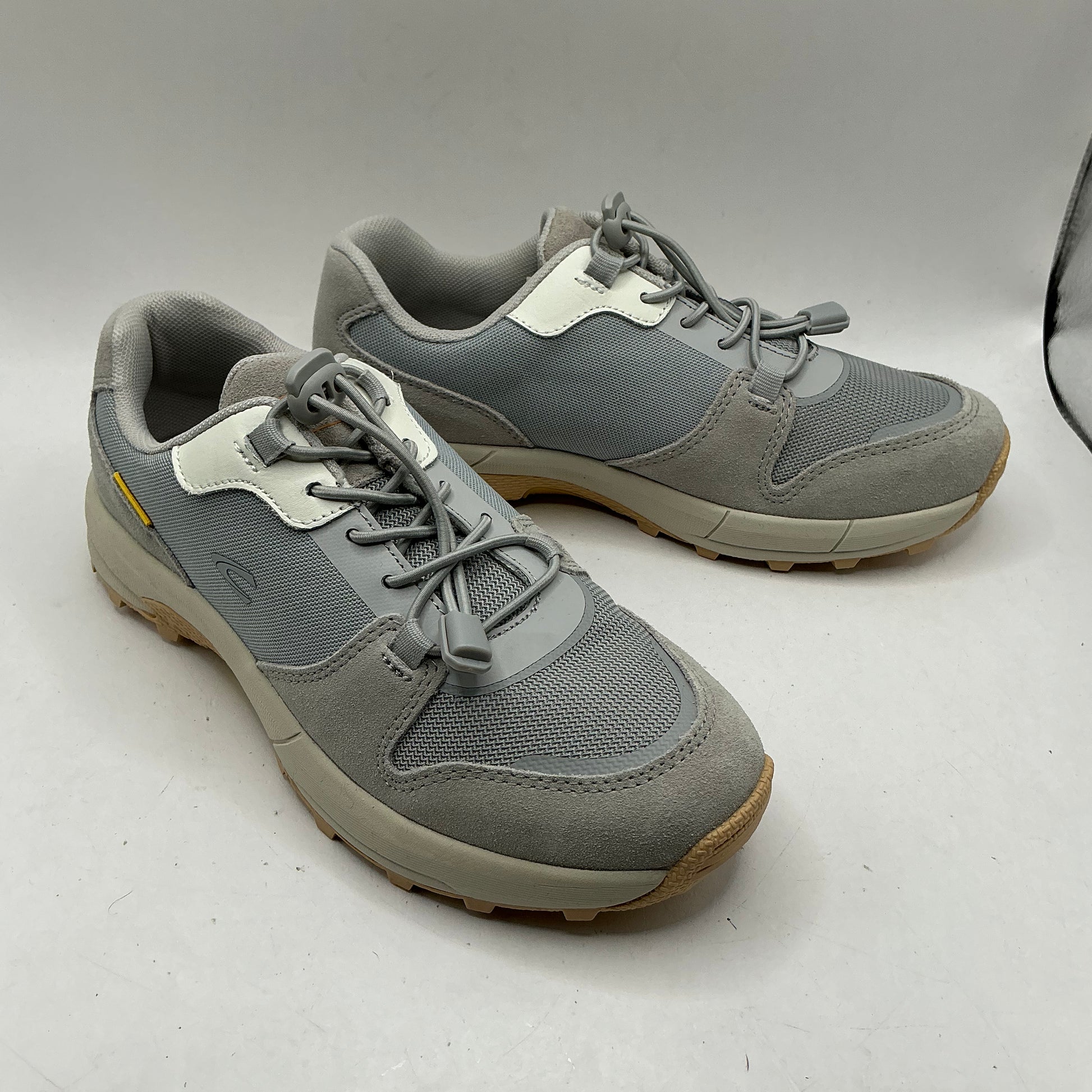 Camel Active, suede trimmed walking trainers
