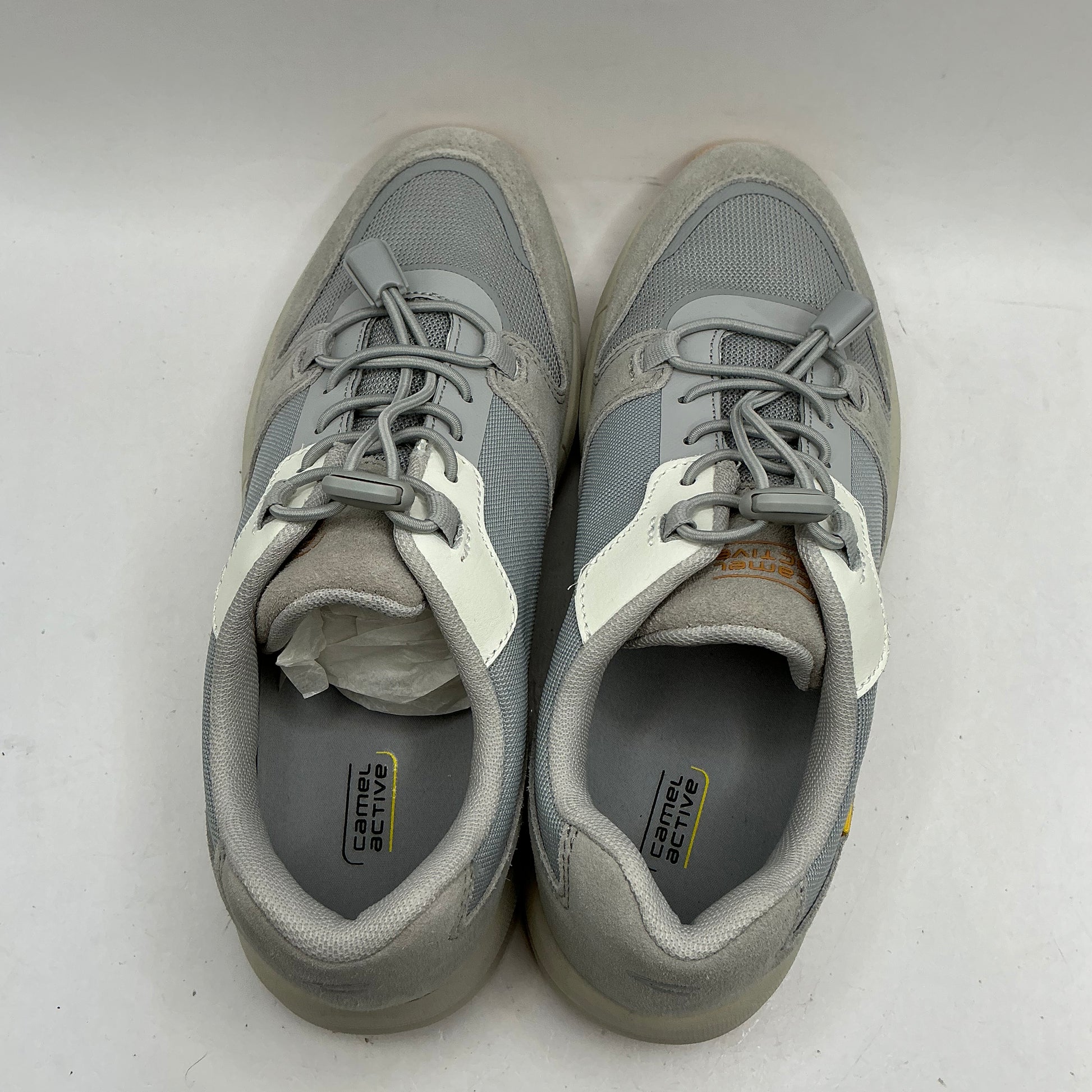 Camel Active, suede trimmed walking trainers