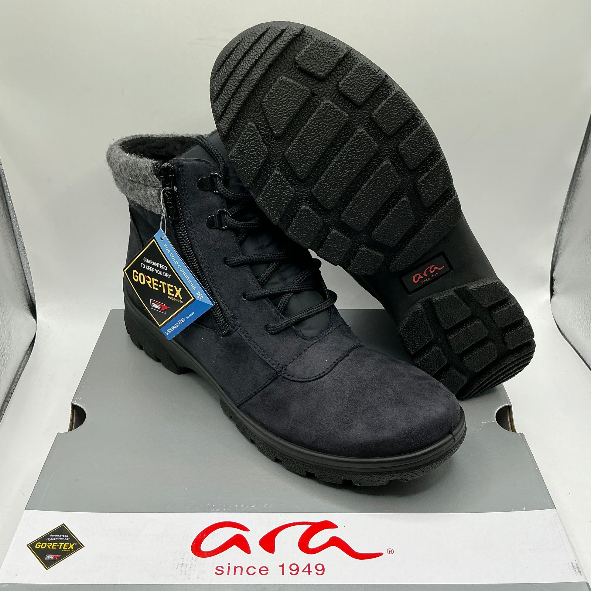 Ara, Saas-Fee, Hydro-Scala woolly lined ankle boots