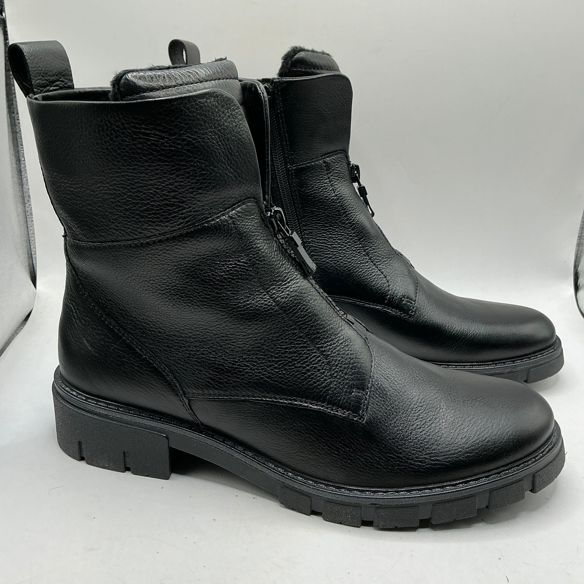 Ara, Dover, soft black leather ankle boots with soft warm lining