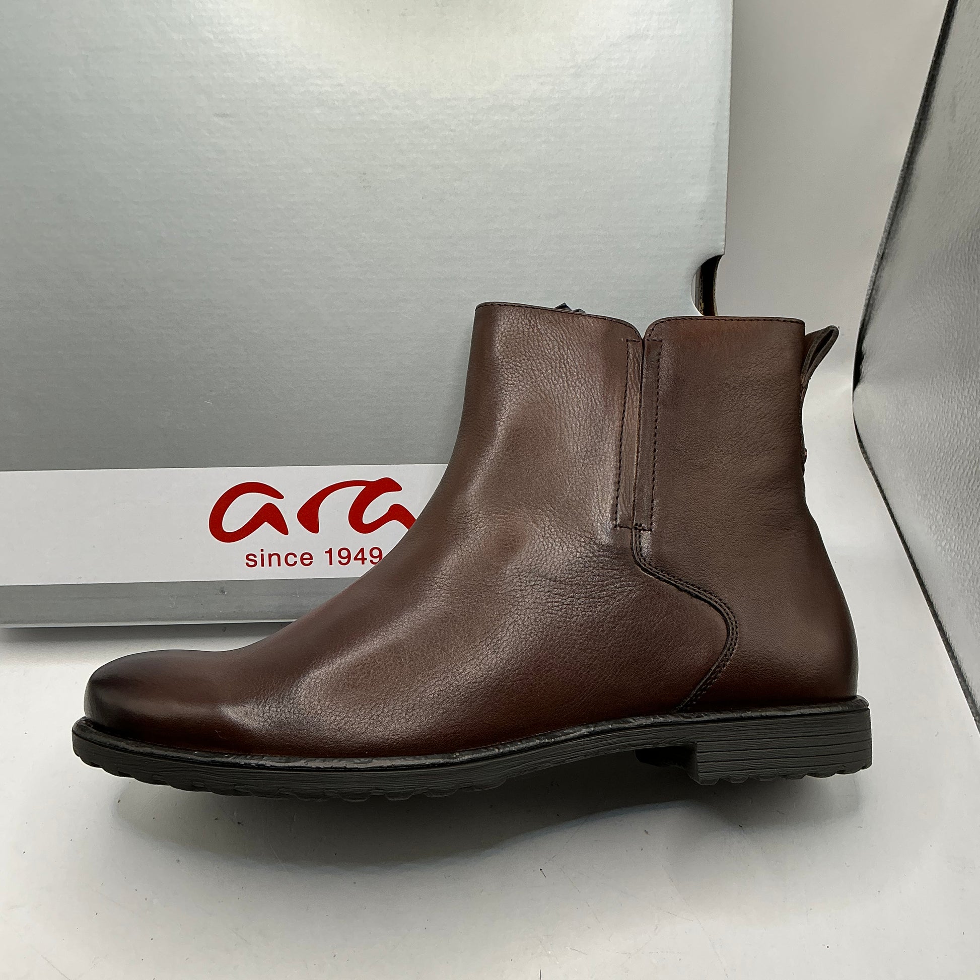 Ara, Liverpool-St, soft brown leather ankle boots