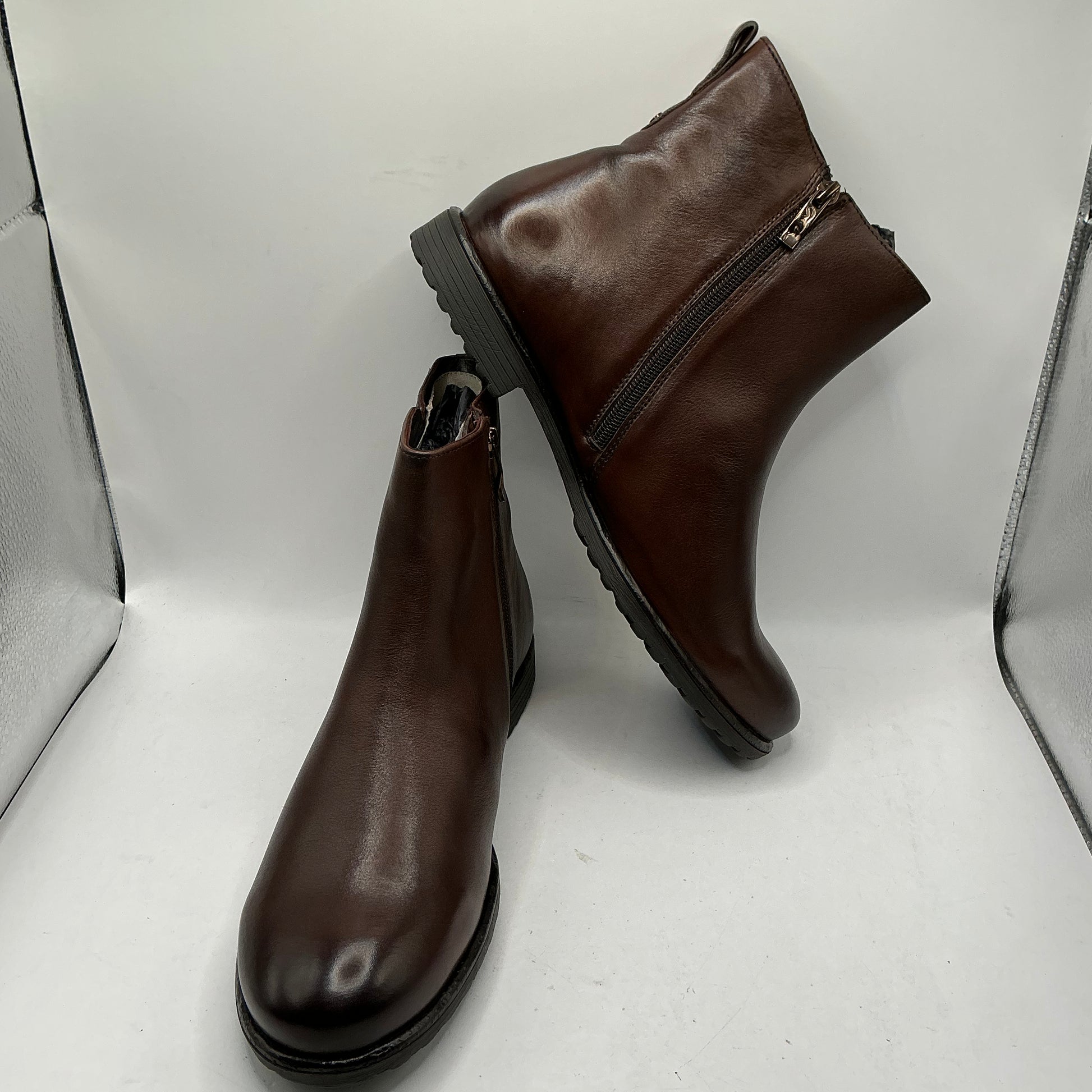 Ara, Liverpool-St, soft brown leather ankle boots