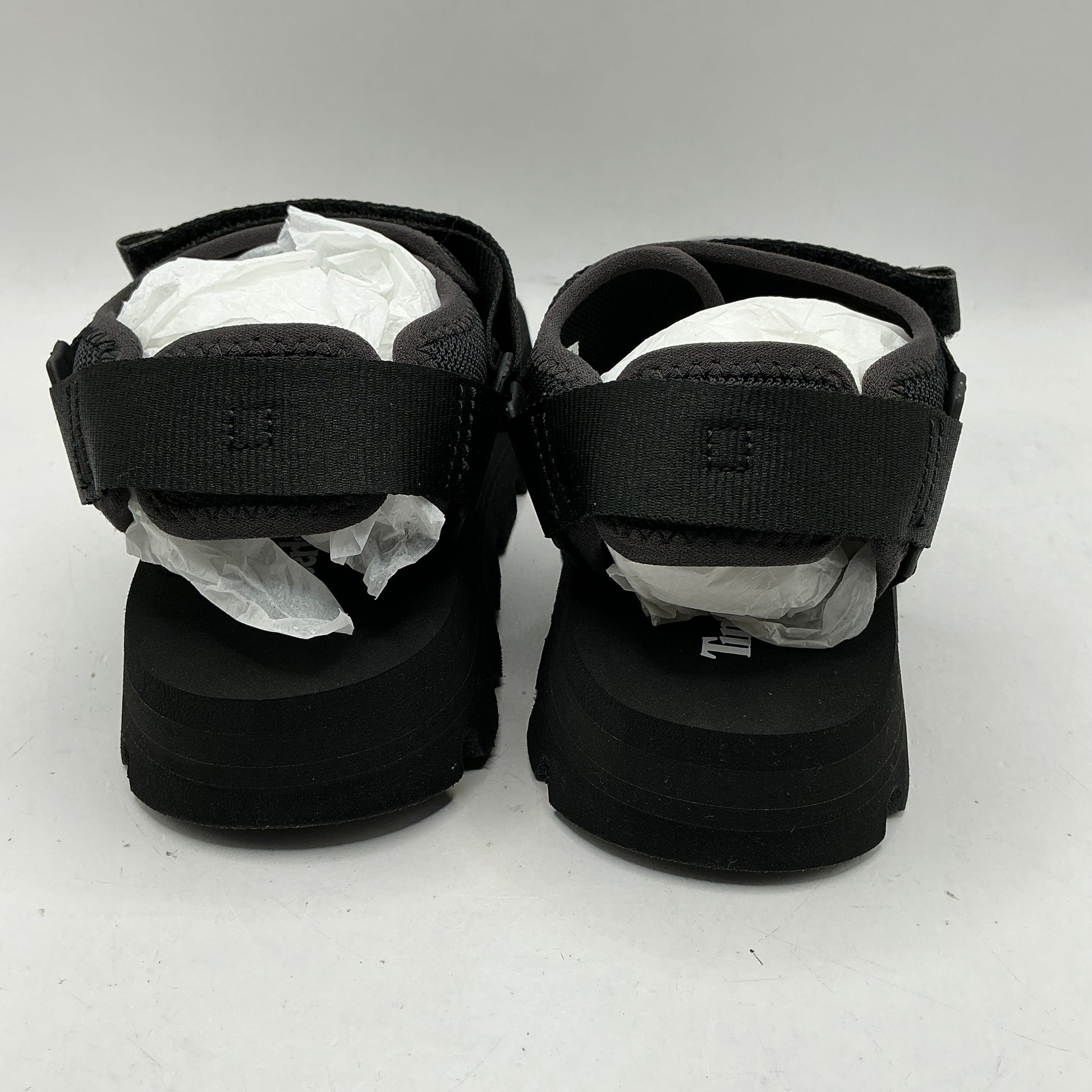 Timberland, Euro Swift Sandal, Black mesh and patent sandals