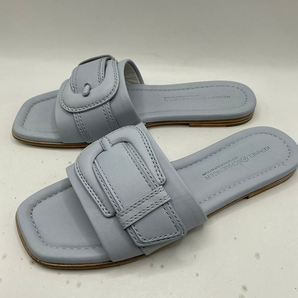 Kennel & Schmenger, Holly, beautiful all leather light blue sandals