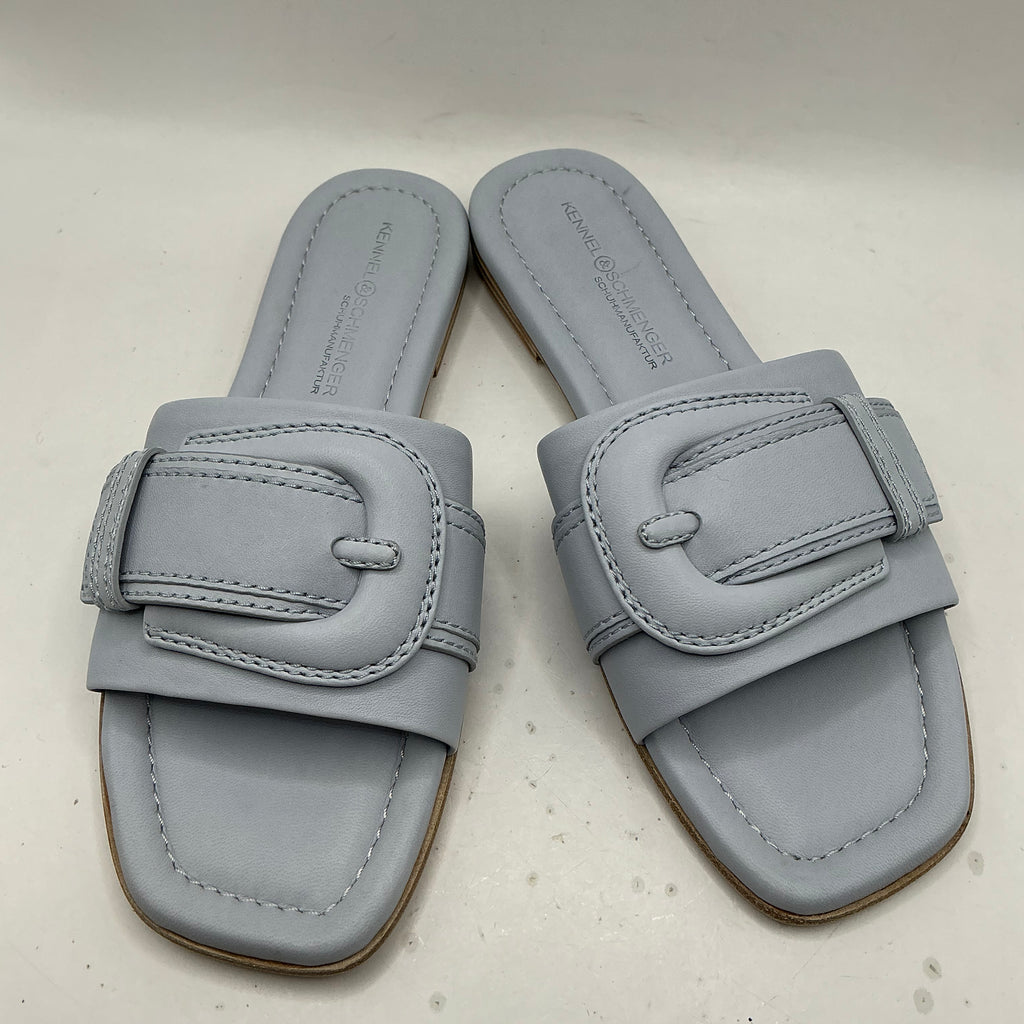 Kennel & Schmenger, Holly, beautiful all leather light blue sandals