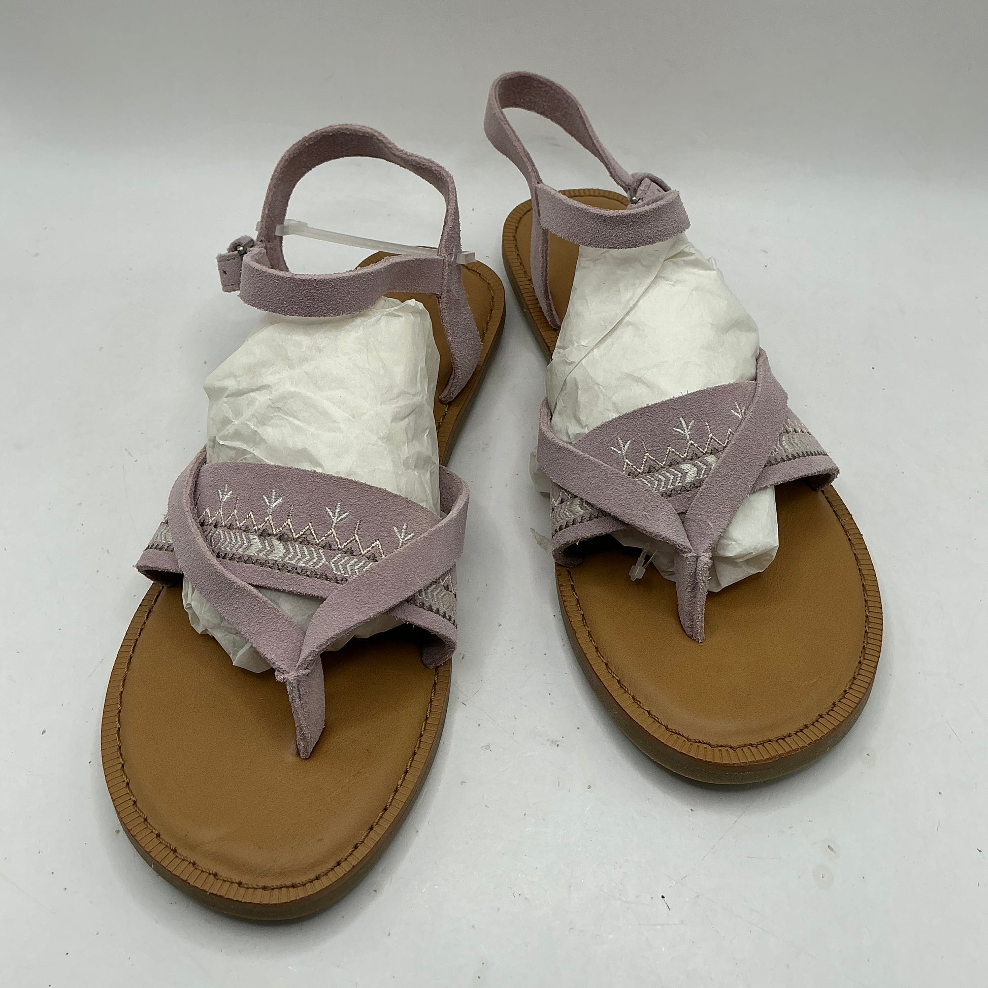 Toms, lilac suede sandals