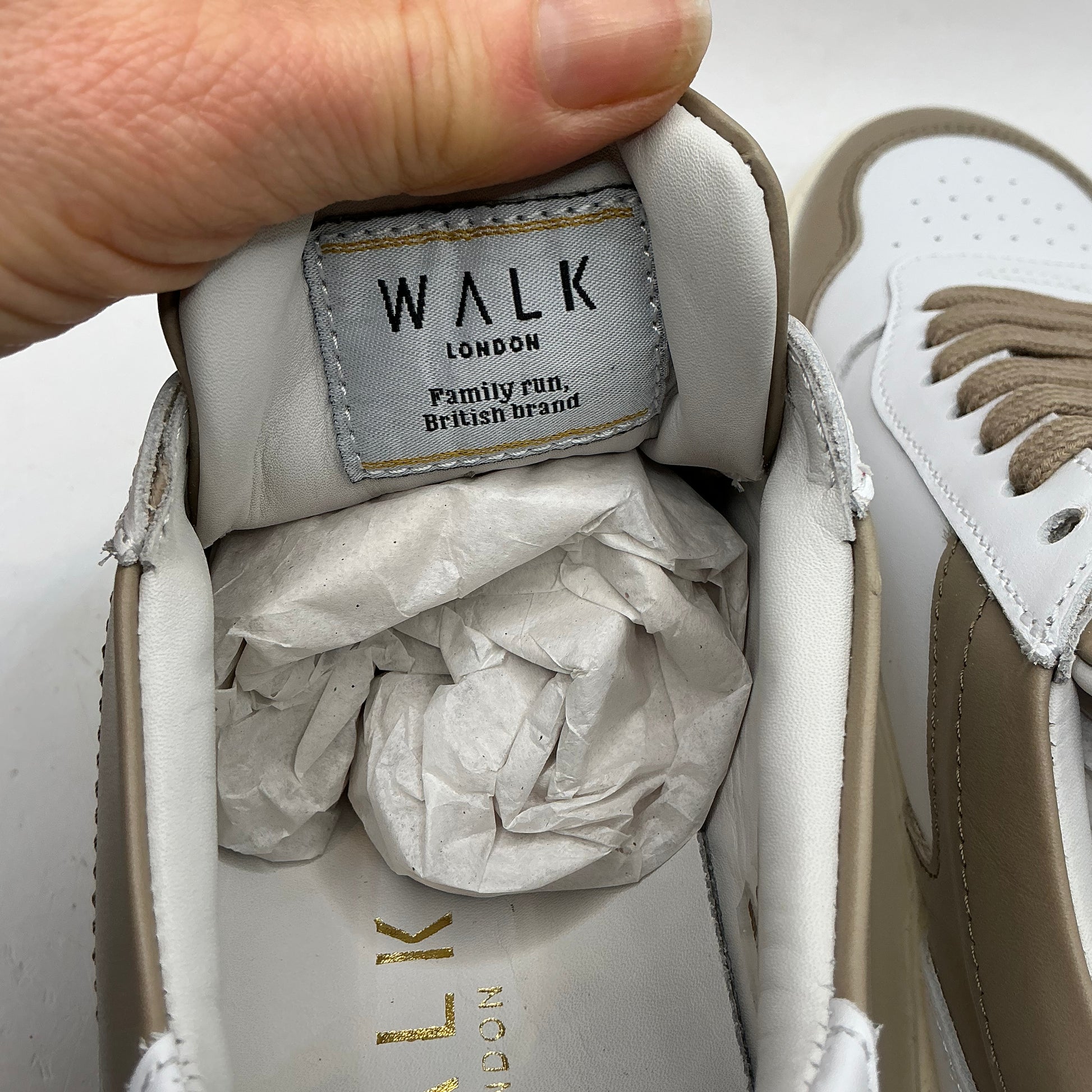 Walk London, Santa Rosa leather trainers