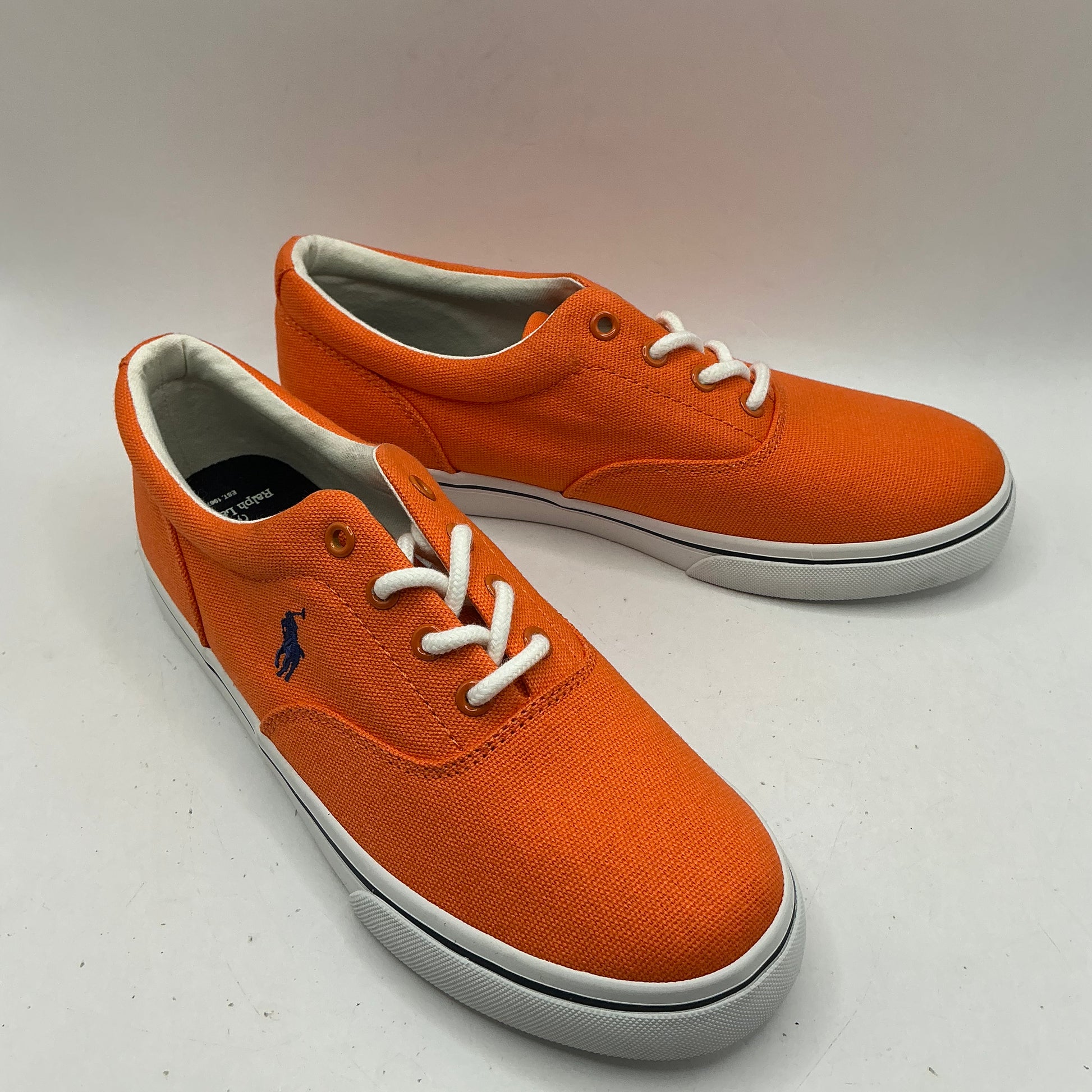Polo Ralph Lauren, Keaton orange canvas shoes