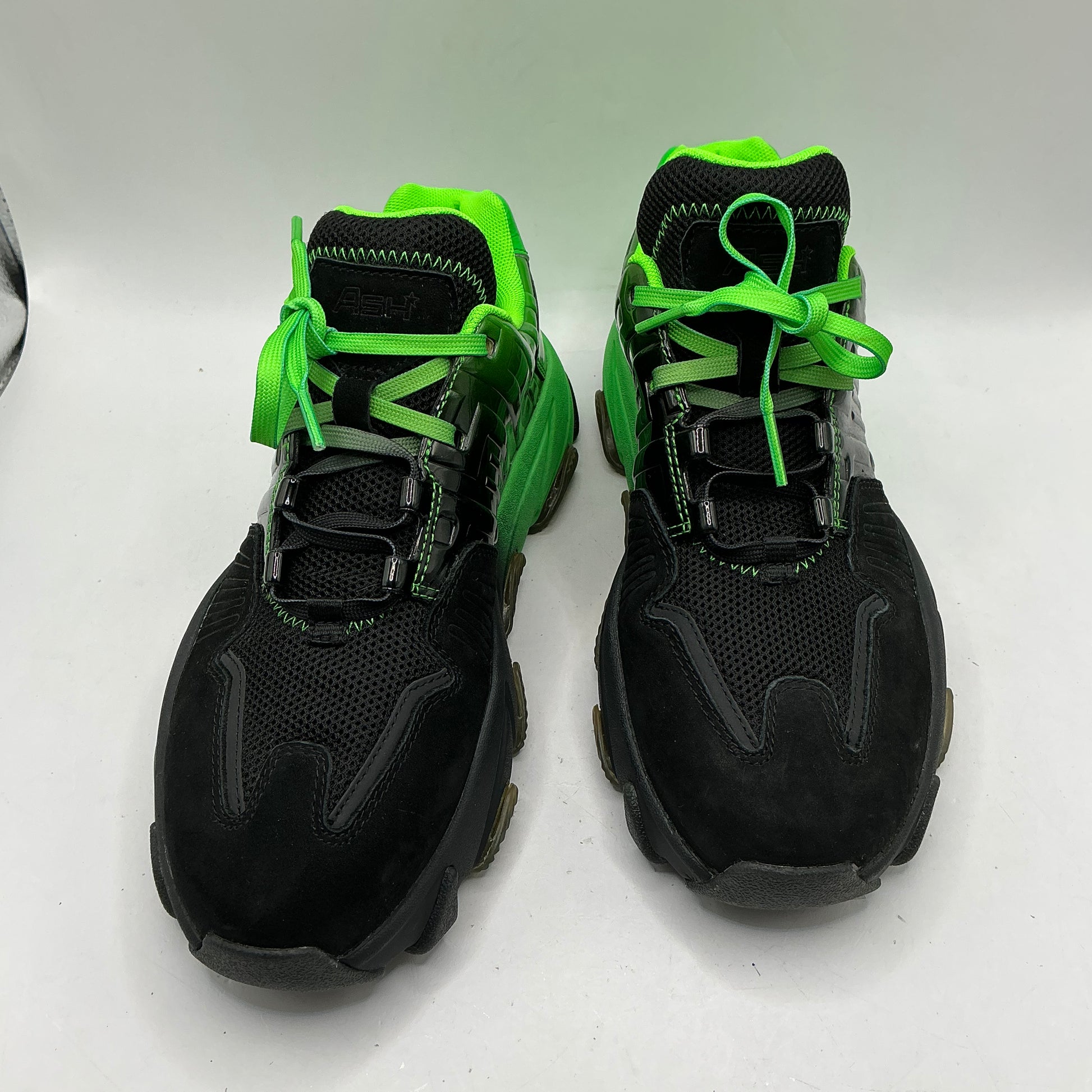 Ash, Extasy green and back trainers