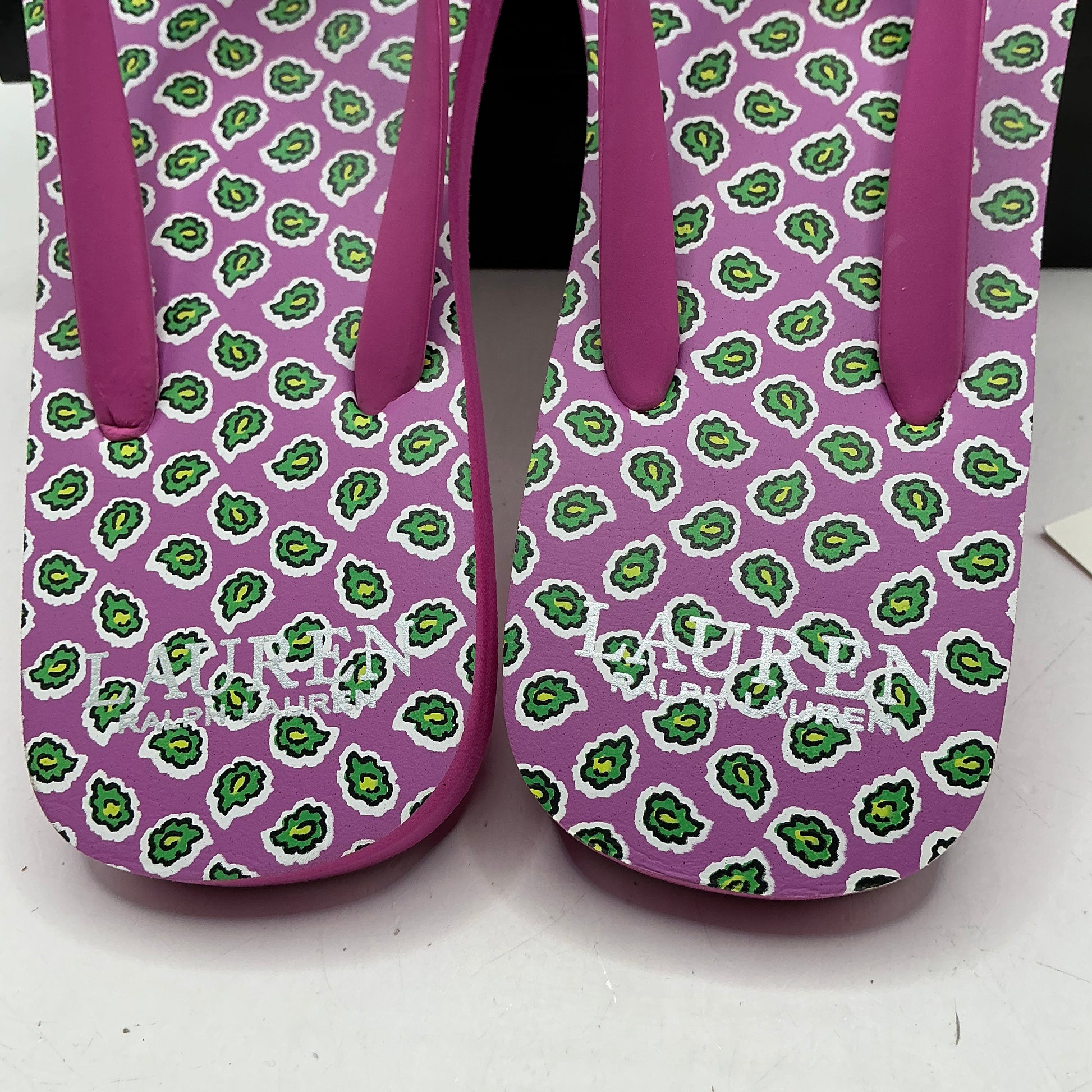 Lauren, Ralph Lauren toe post flip flops, pink