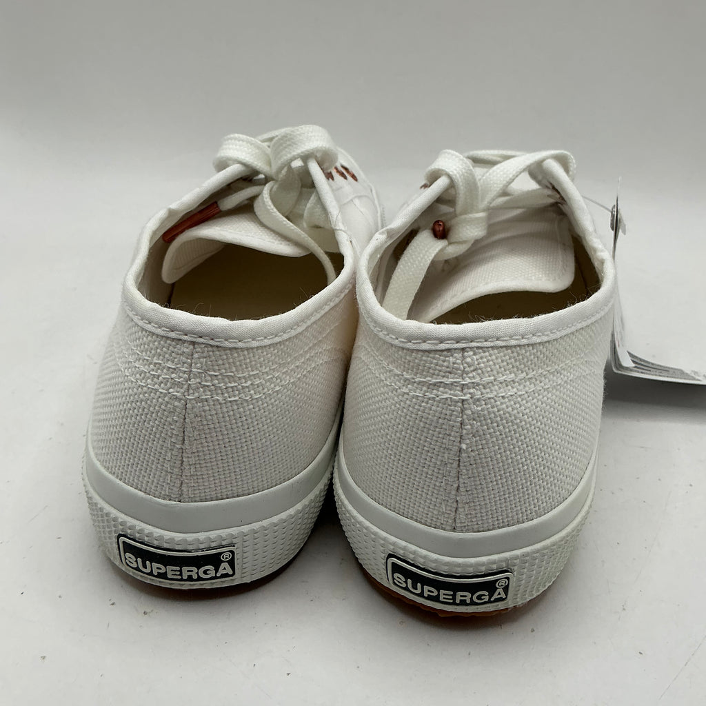 Superga 2750 white canvas trainers