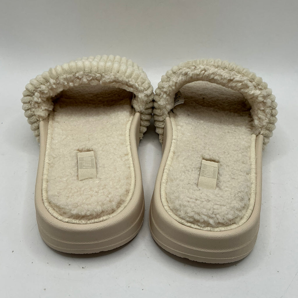 FitFlop
Womens Iqushion Fleece-lined Corduroy Slides, ivory