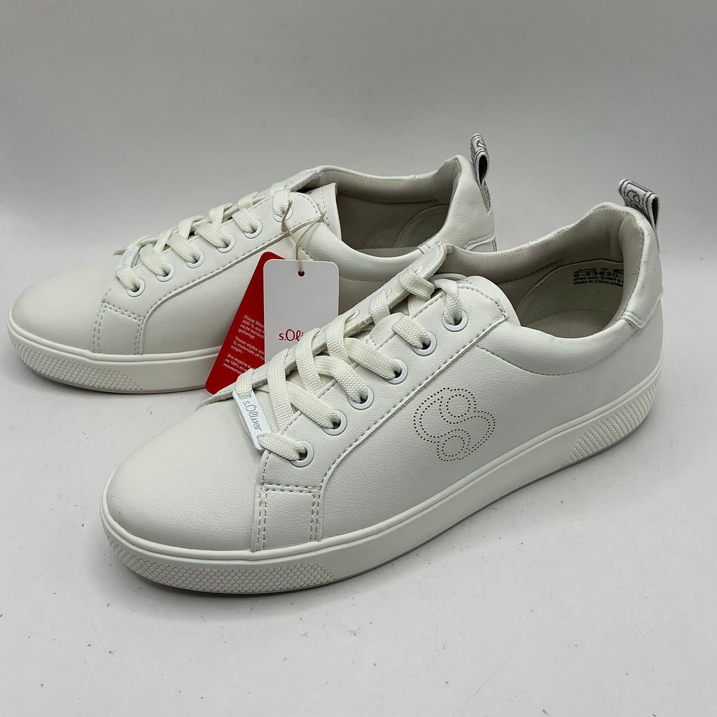 S.Oliver, white vegan trainers