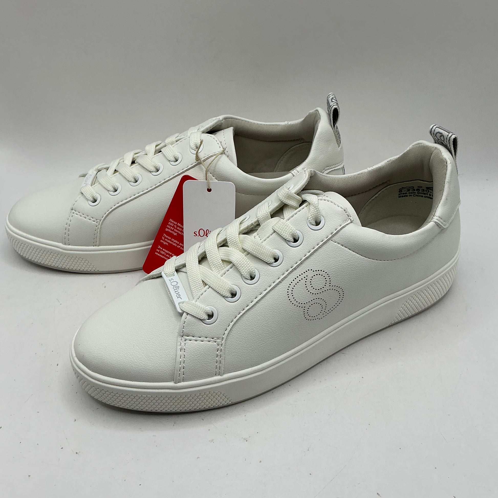 S.Oliver, white vegan trainers