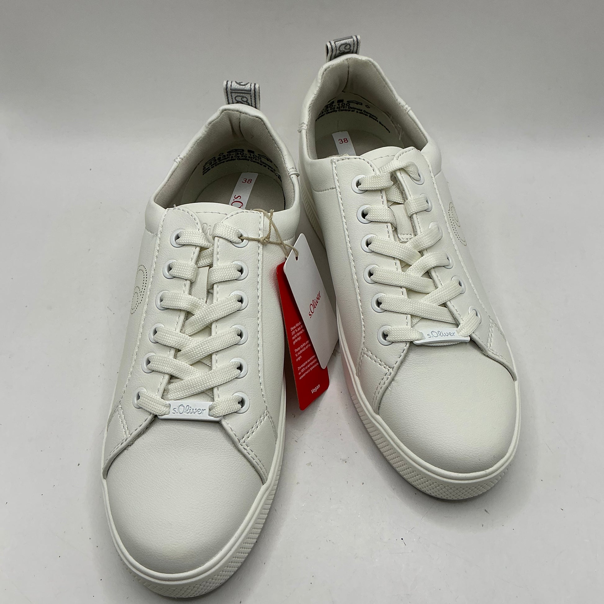 S.Oliver, white vegan trainers