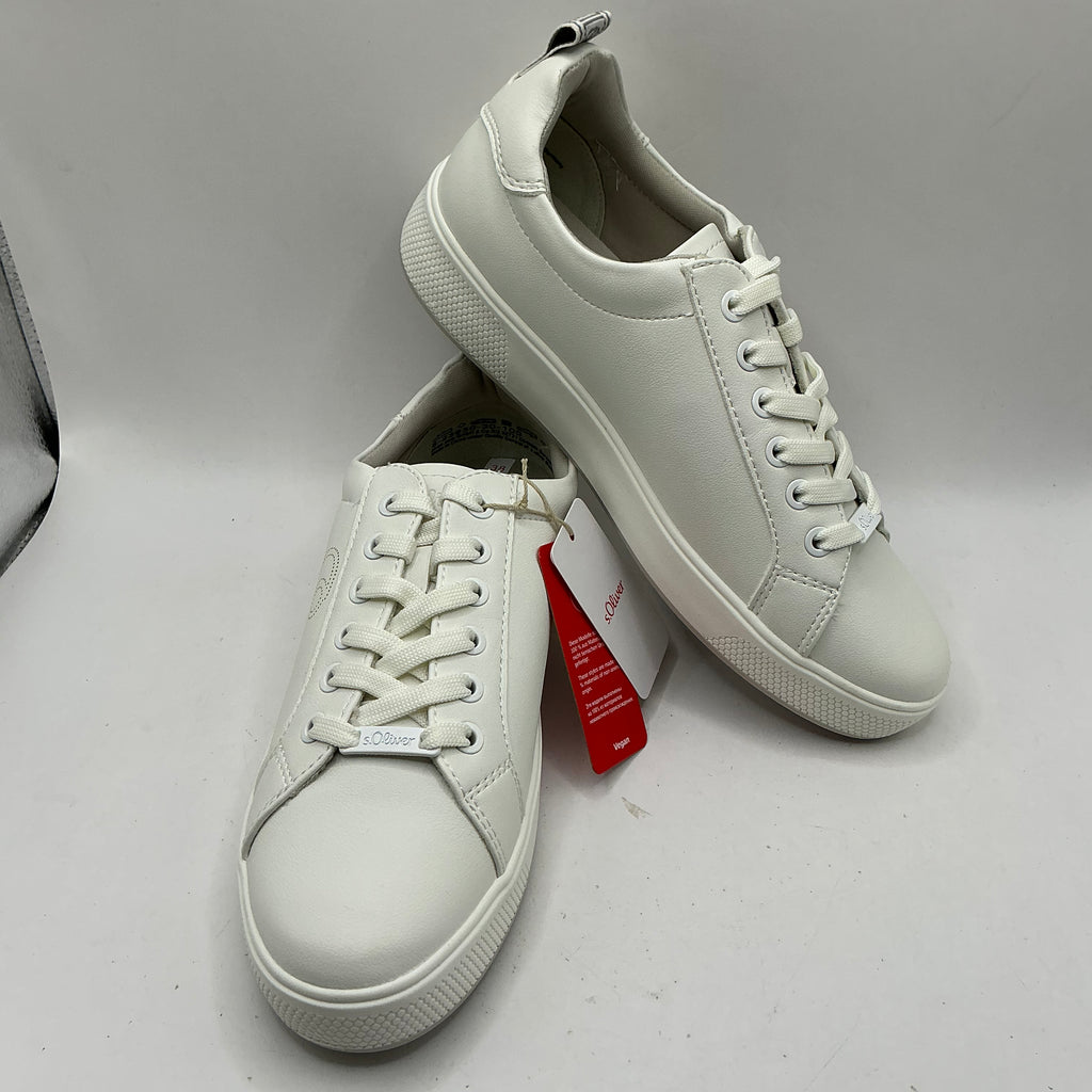 S.Oliver, white vegan trainers
