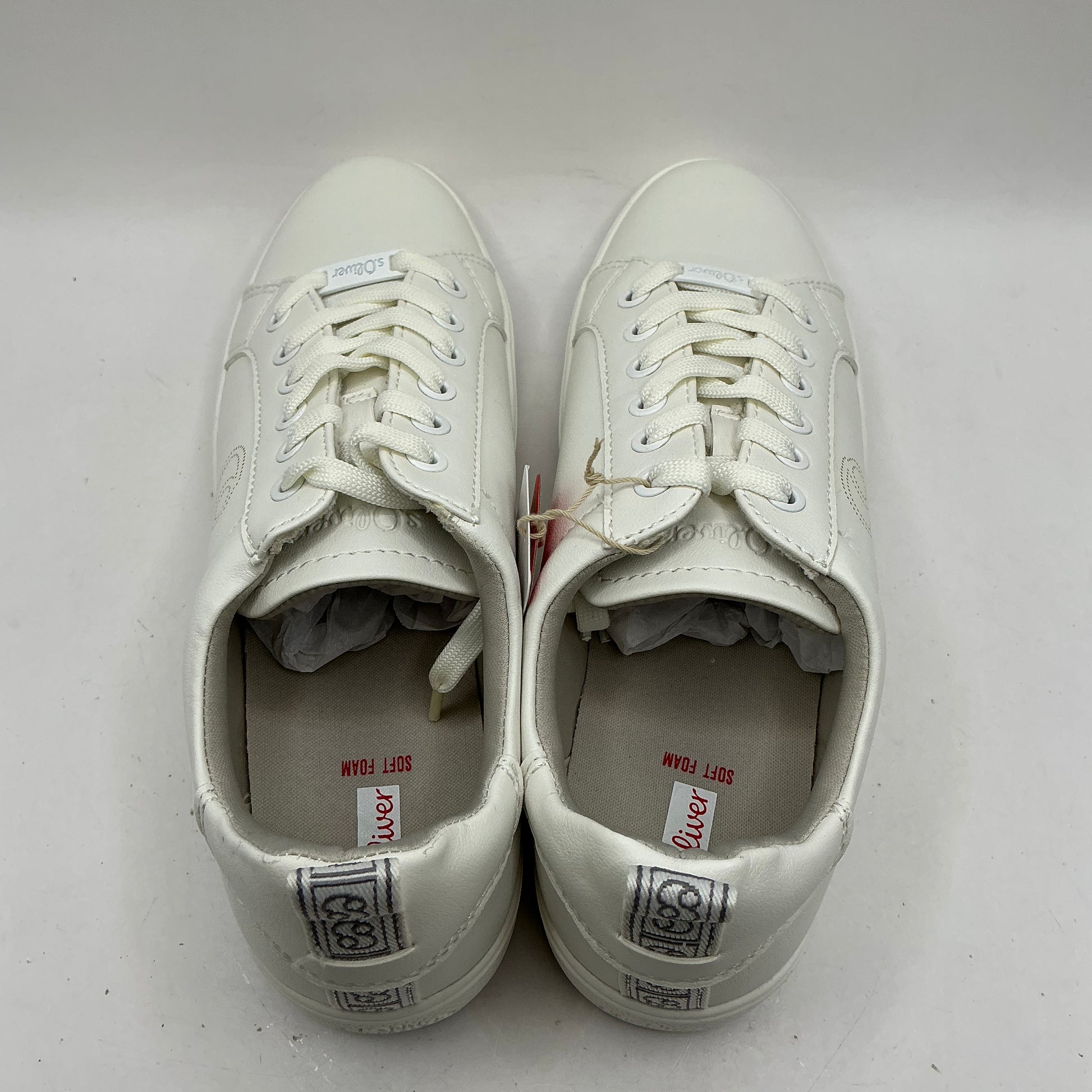 S.Oliver, white vegan trainers