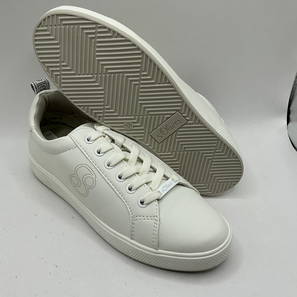S.Oliver, white vegan trainers
