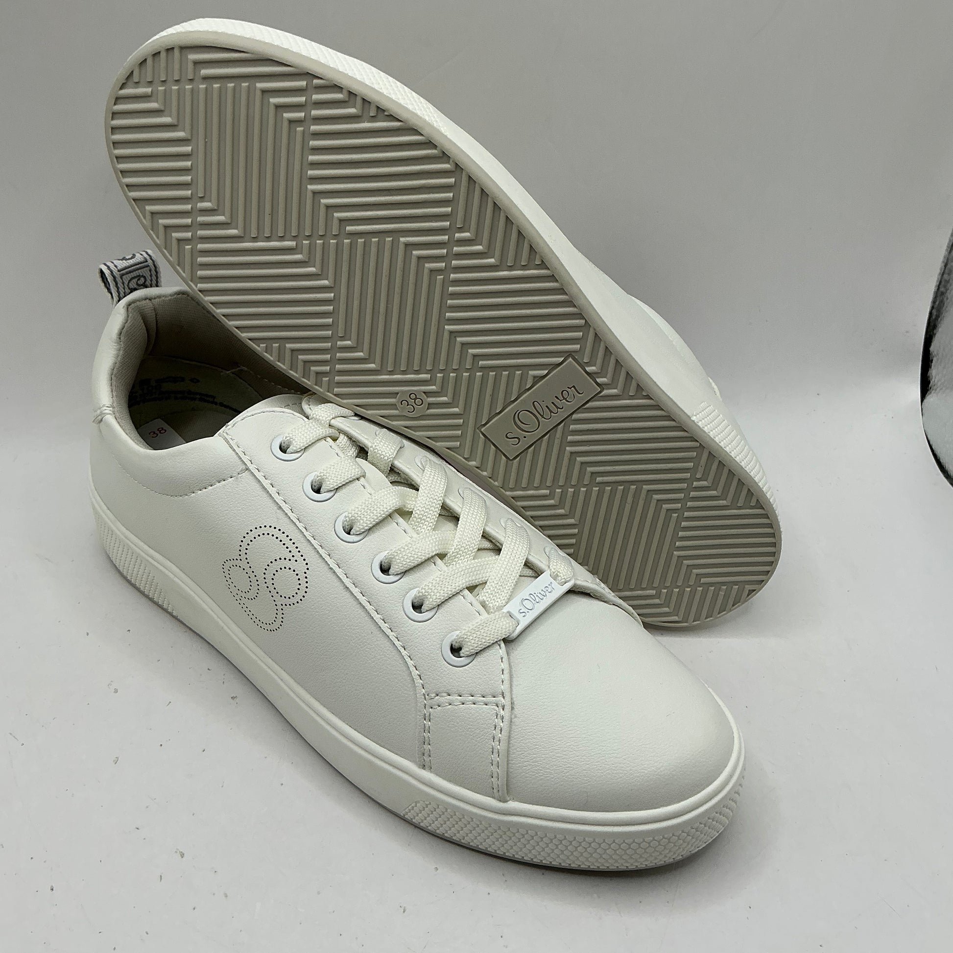 S.Oliver, white vegan trainers