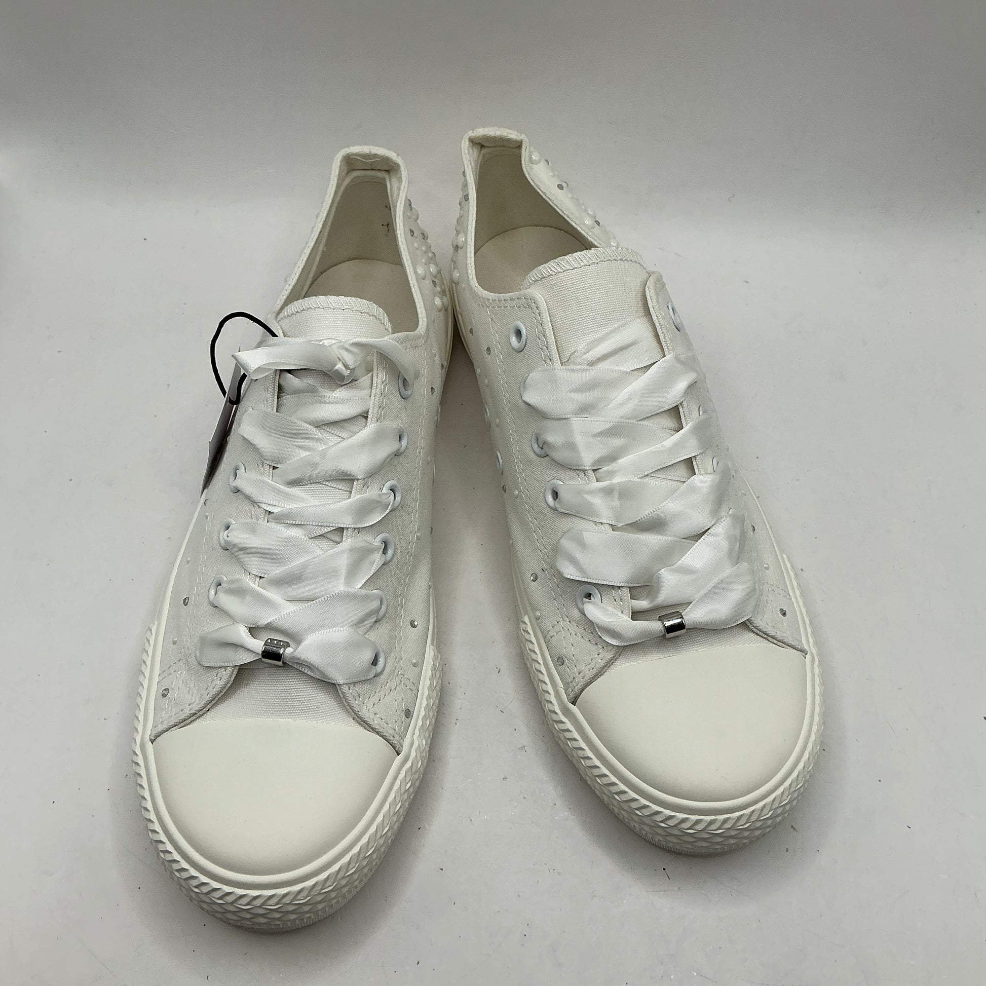 Anna Field, white canvas pumps, trainers