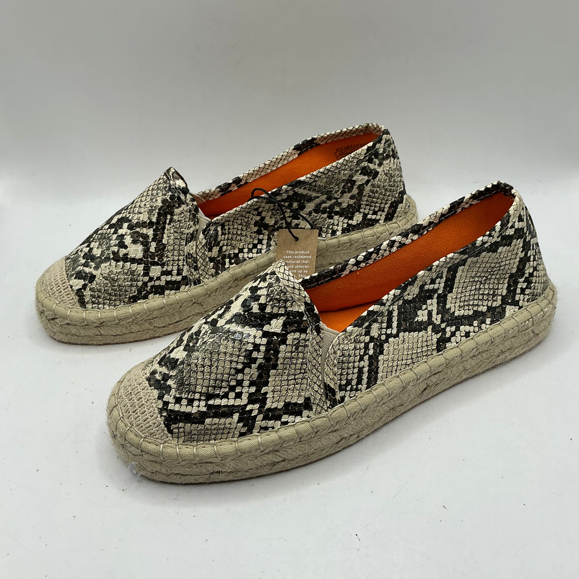Even&Odd snake pattern espadrille