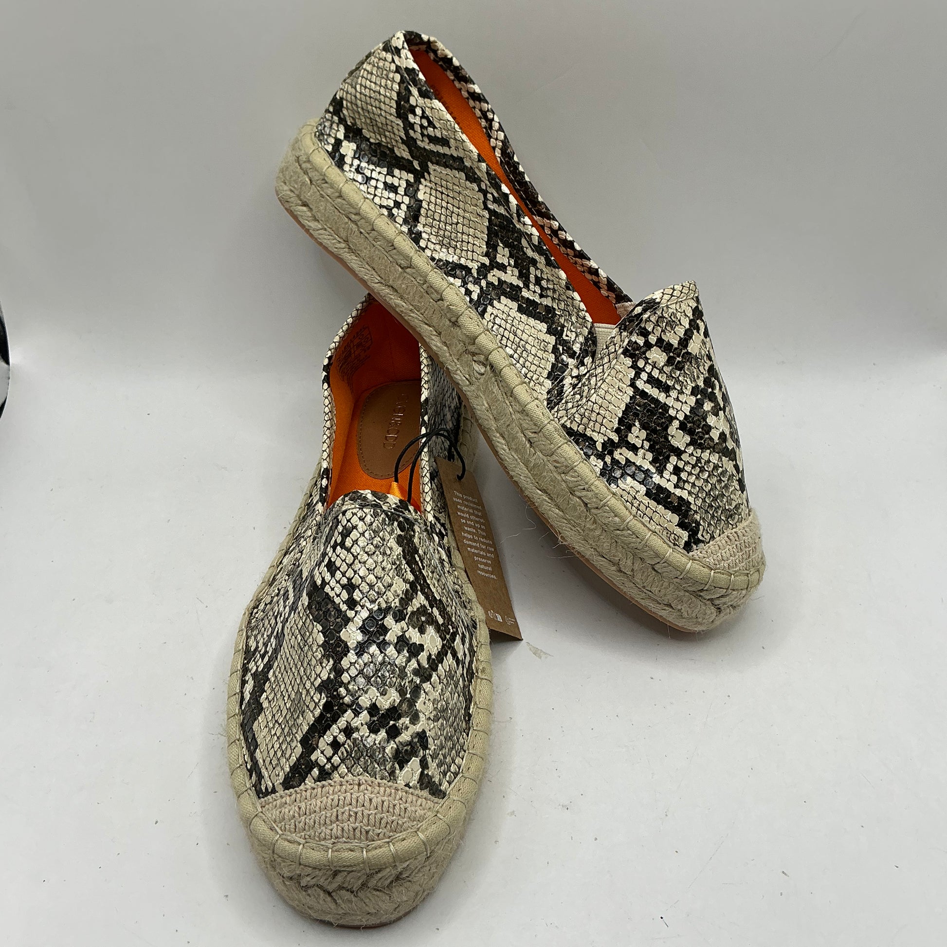 Even&Odd snake pattern espadrille