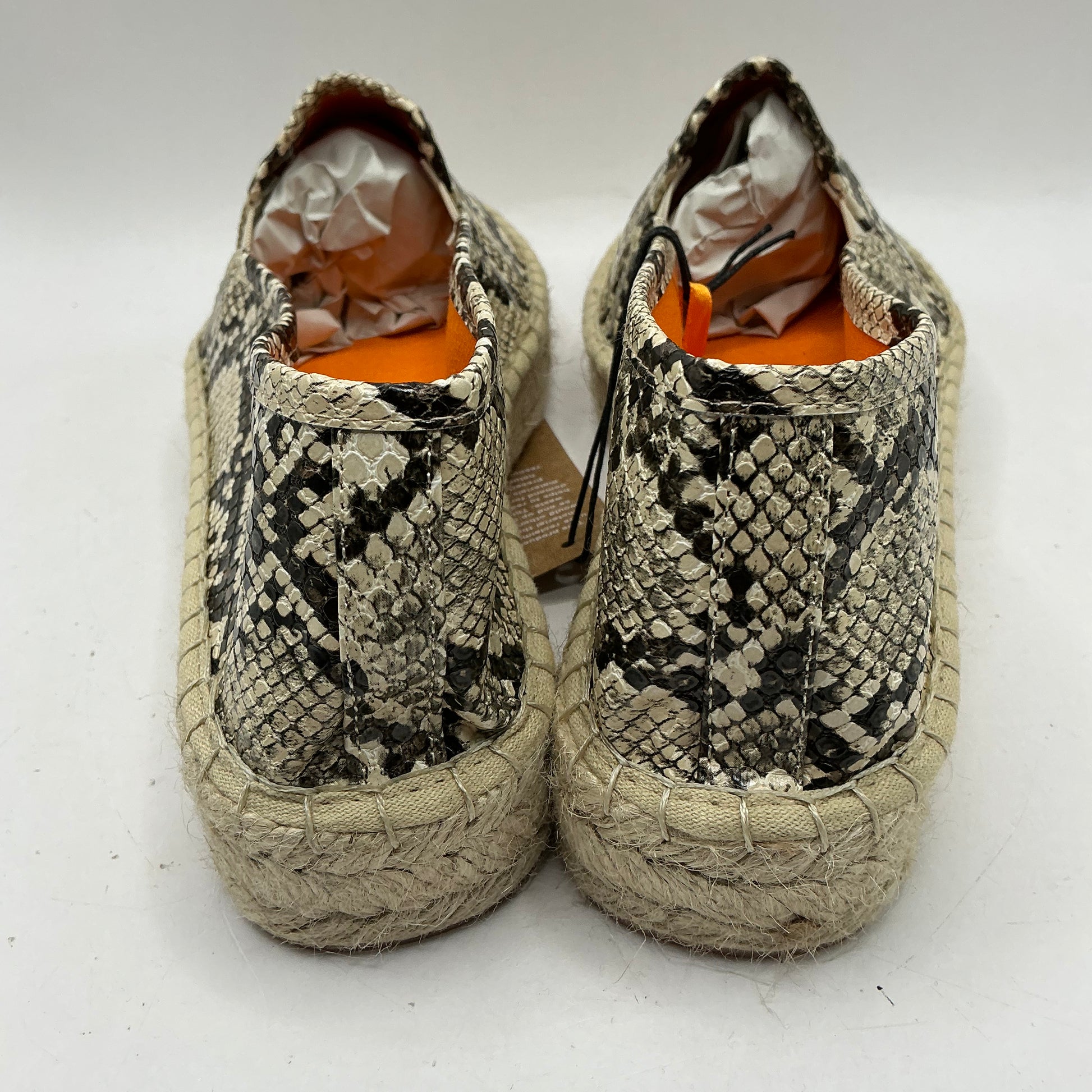 Even&Odd snake pattern espadrille