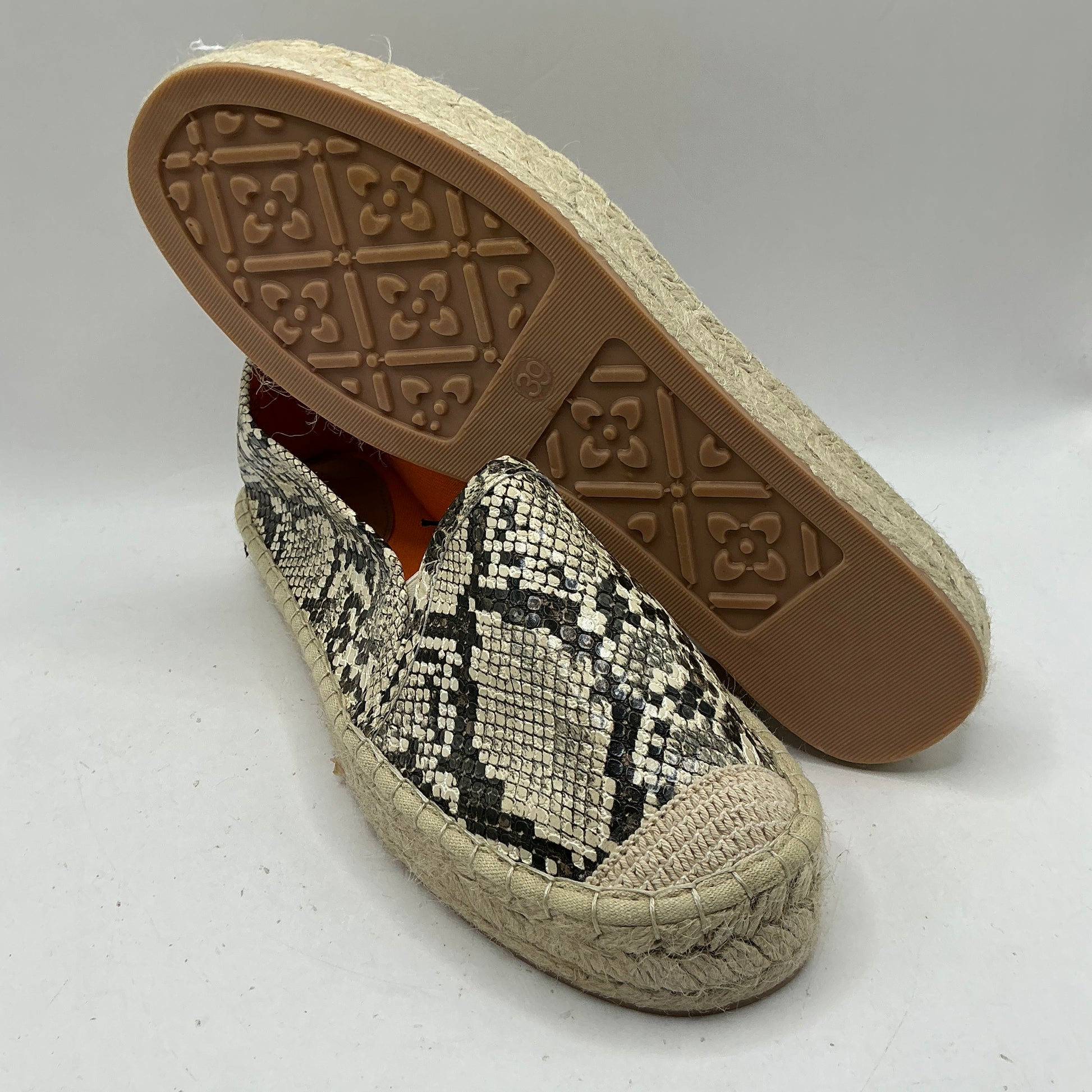 Even&Odd snake pattern espadrille