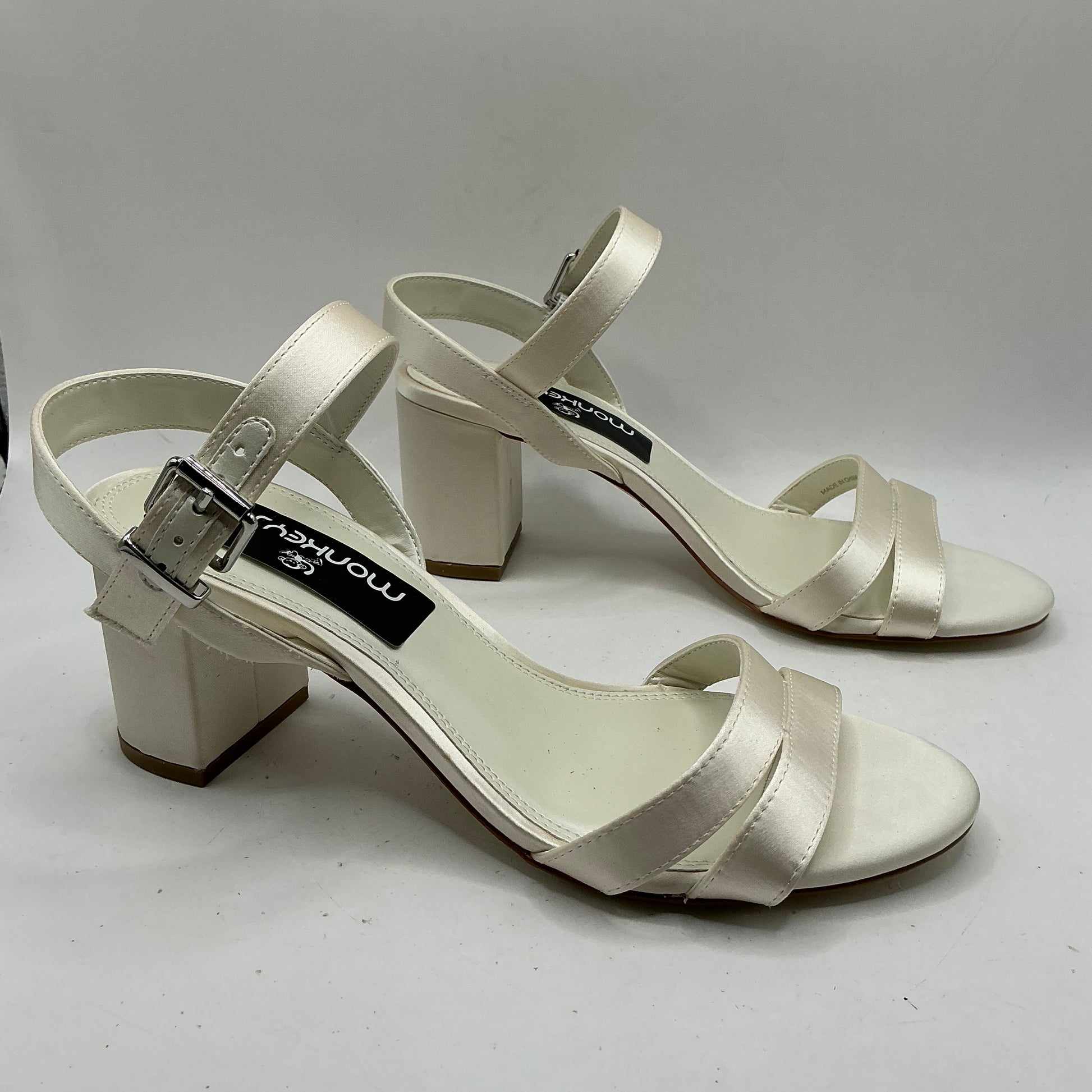 Ivory Satin Bridal shoes, Bridesmaid, wedding