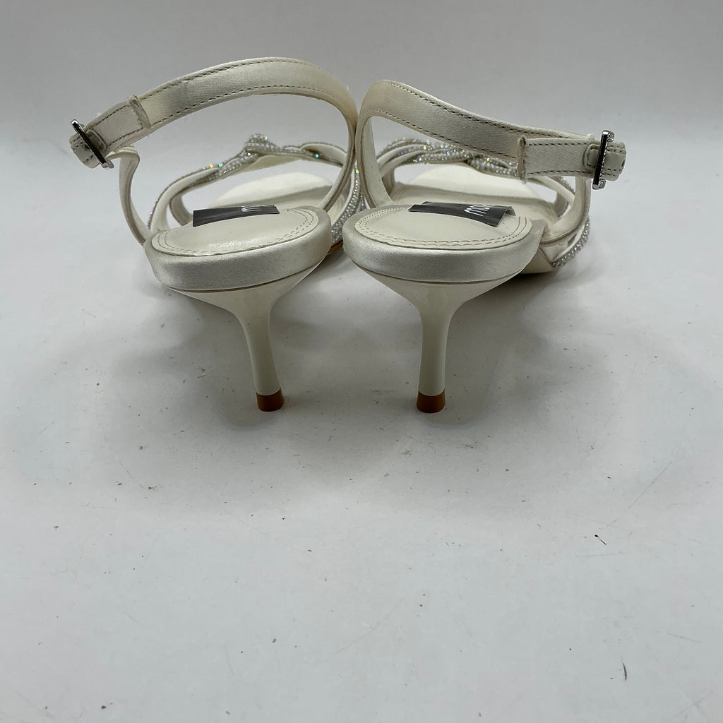 Ivory Satin Bridal Shoes with Diamanté and Pearl style embellishments, wedding, bridesmaid