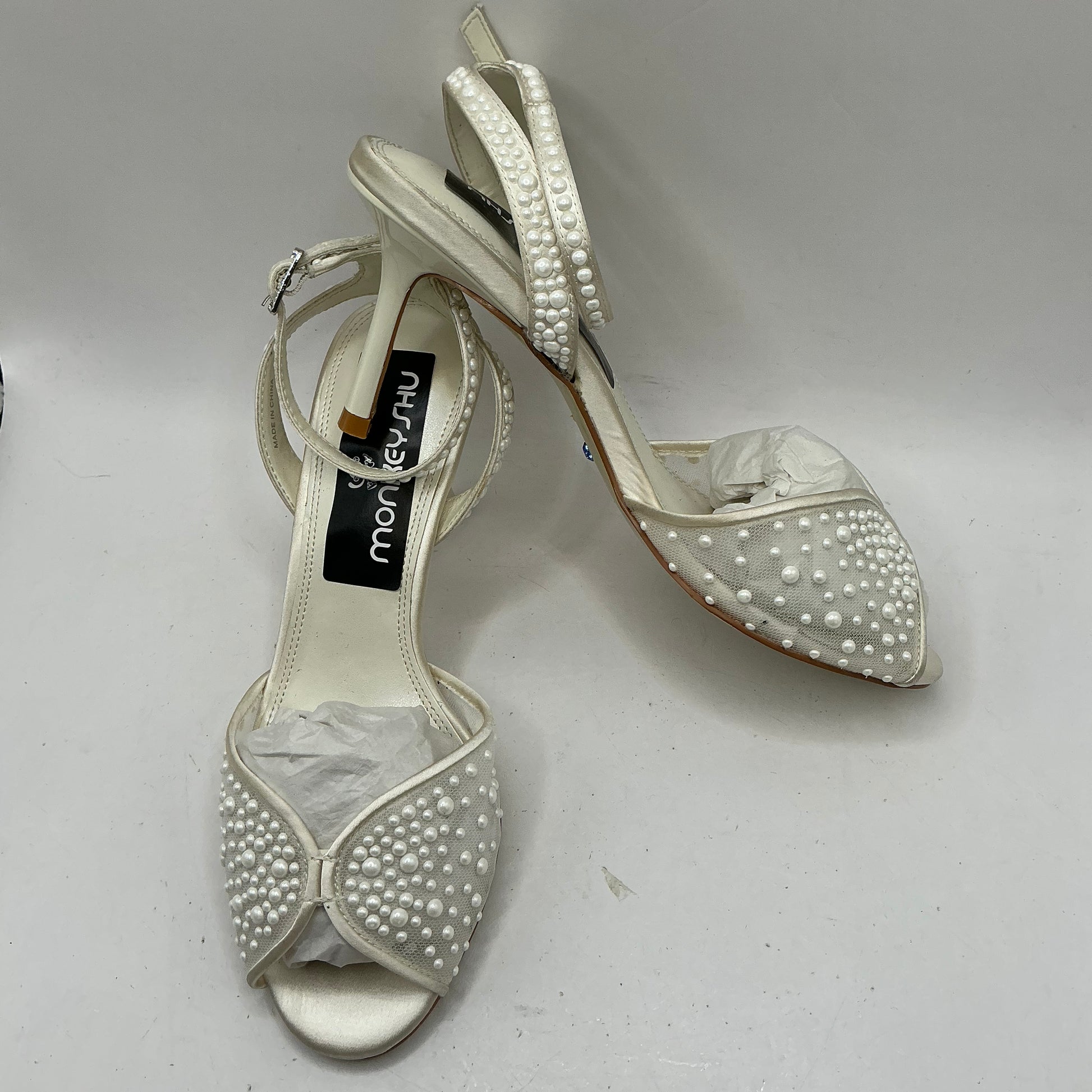 Ivory Bridal Shoes with embellishments, wedding, bridesmaid