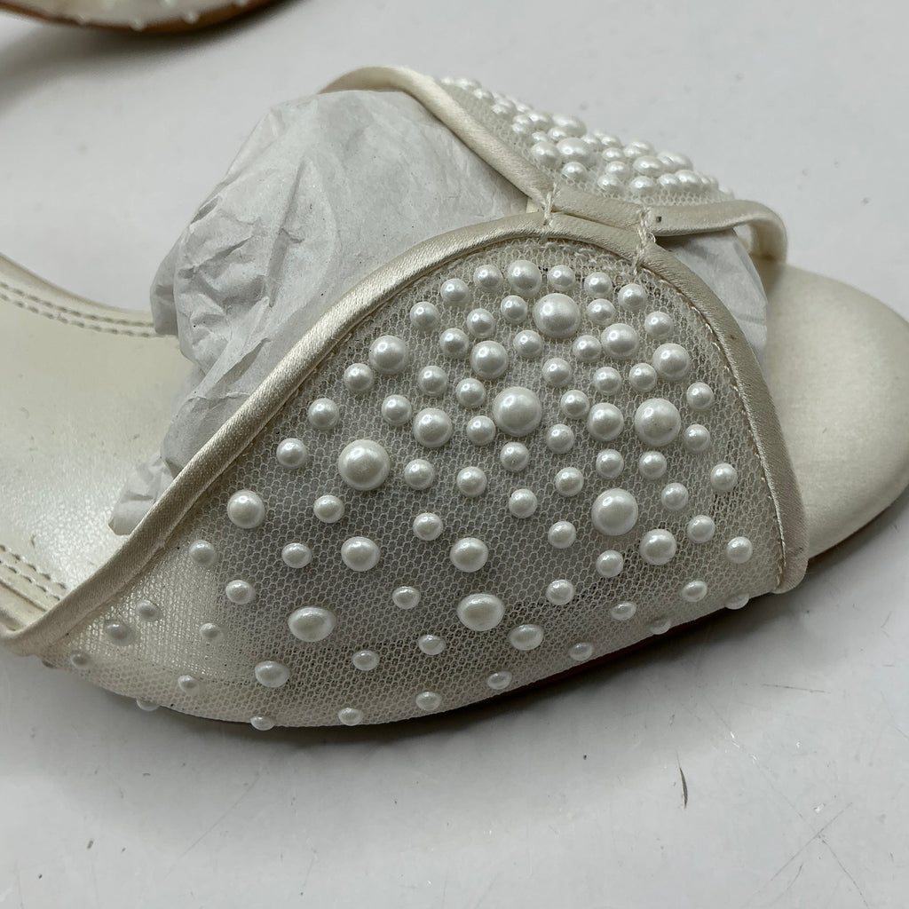Ivory Bridal Shoes with embellishments, wedding, bridesmaid