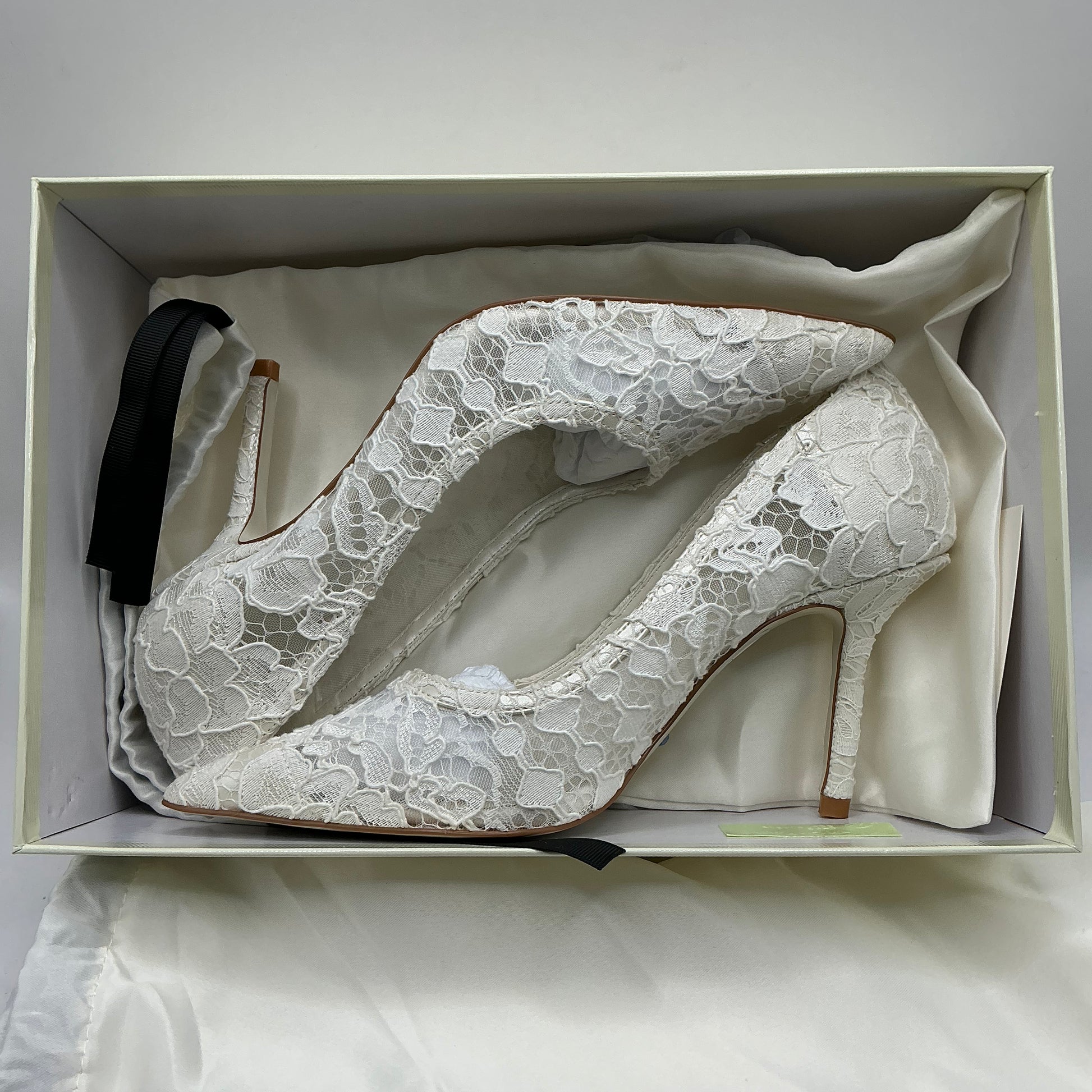 Ivory Lace Bridal shoes, Wedding, Bridesmaid