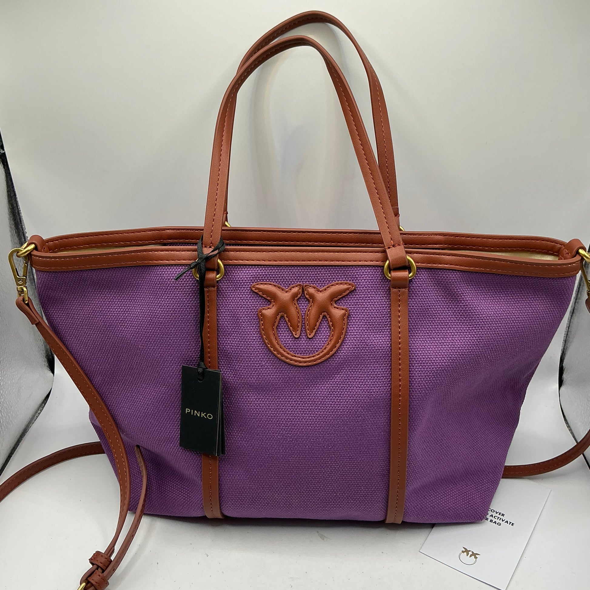 Pinko Miranda canvas shopper classic, handbag