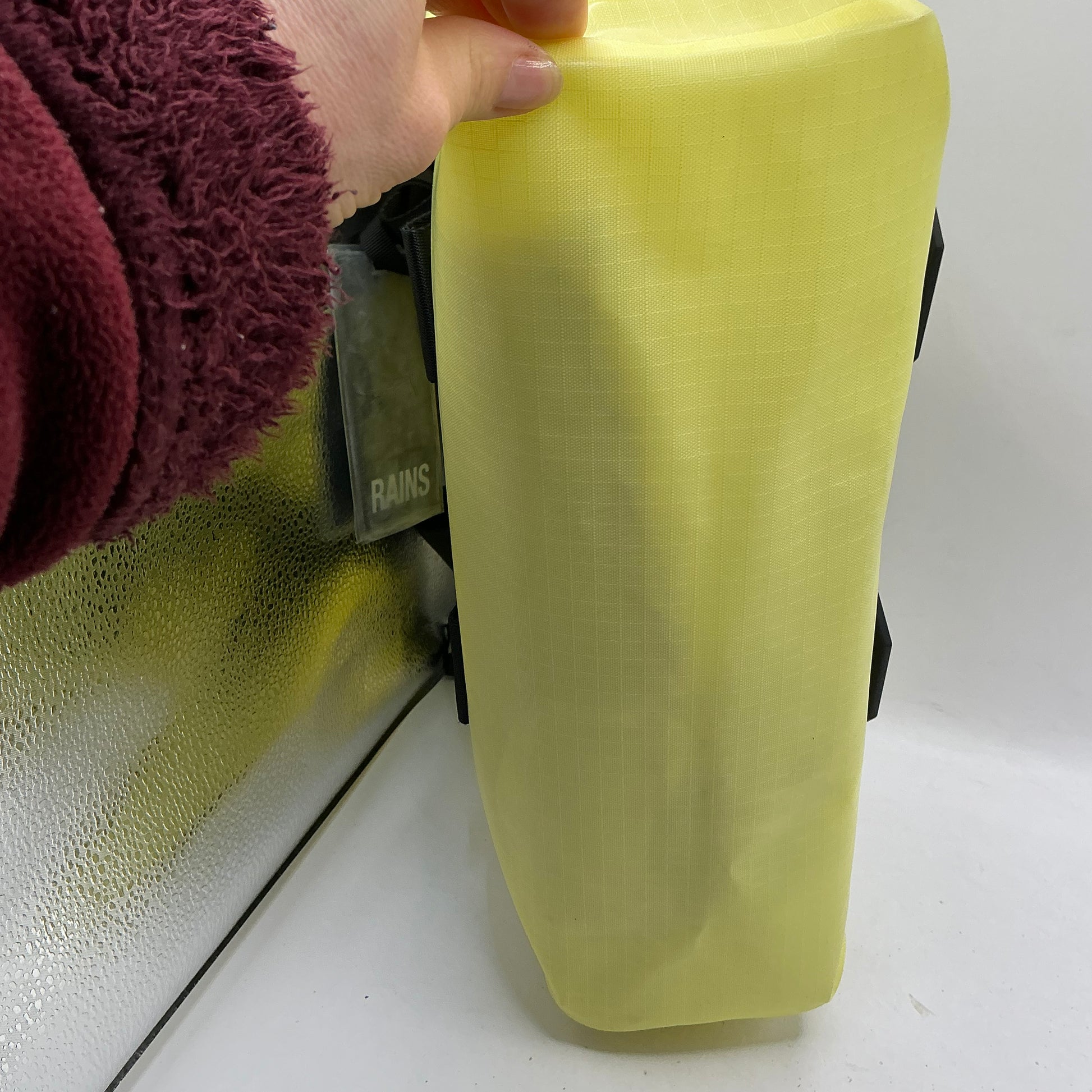 Rains, waterproof roll top bag, some slight marks