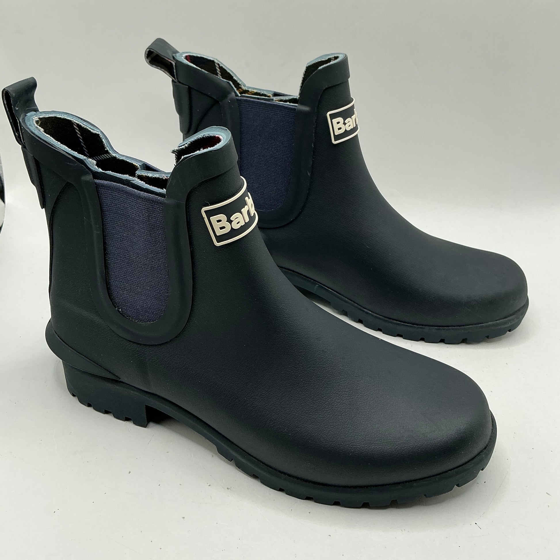Barbour Wilton welly boots, navy
