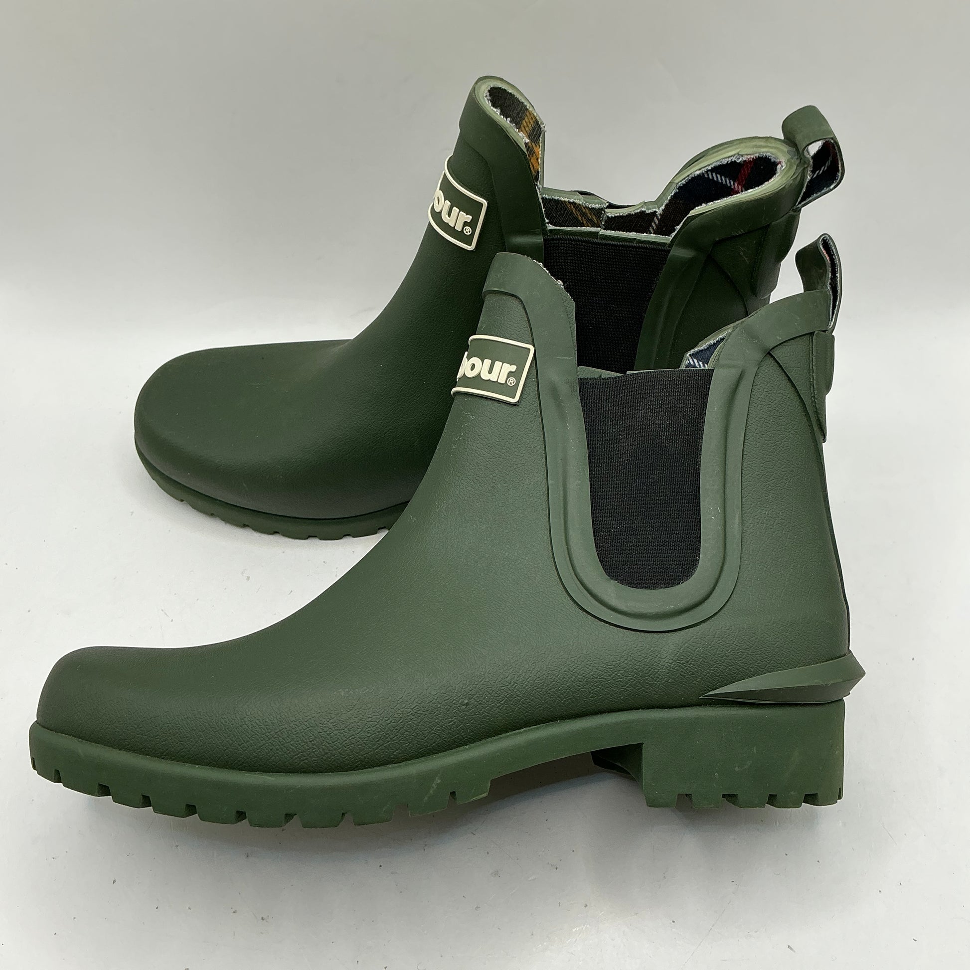 Barbour Wilton welly boots, green