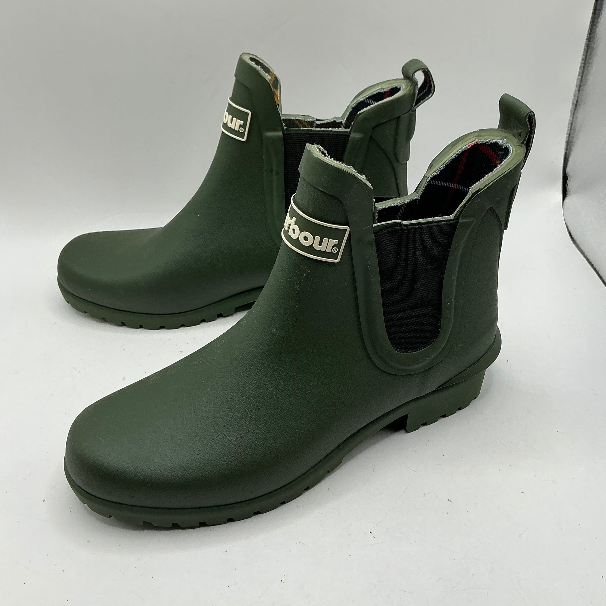 Barbour Wilton welly boots, green
