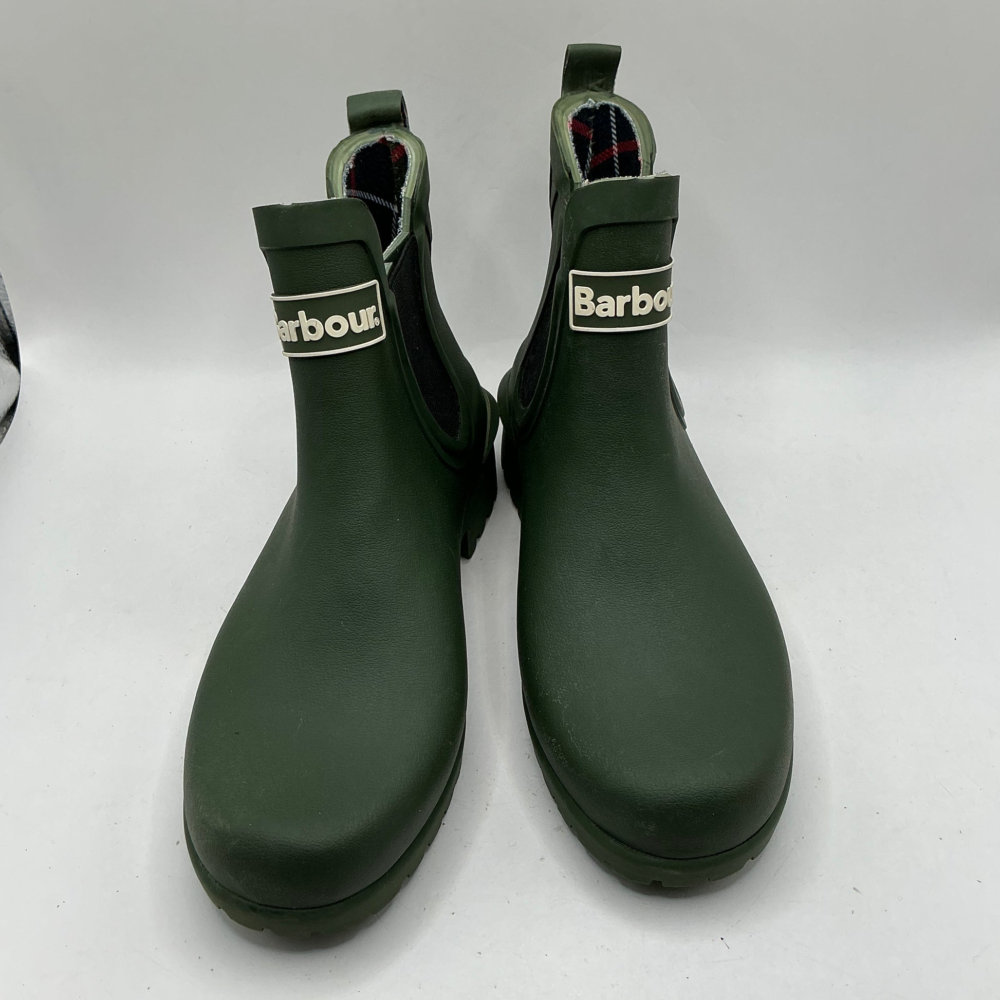 Barbour Wilton welly boots, green
