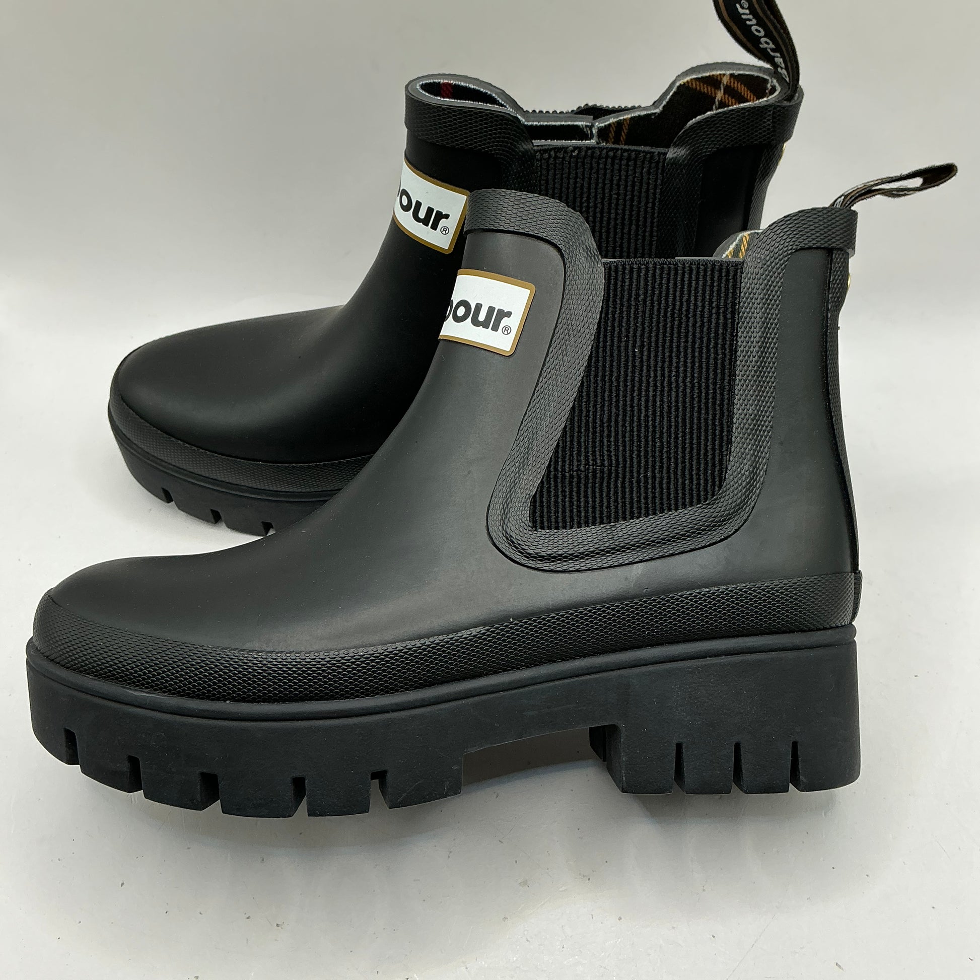 Barbour Halton welly boots, black