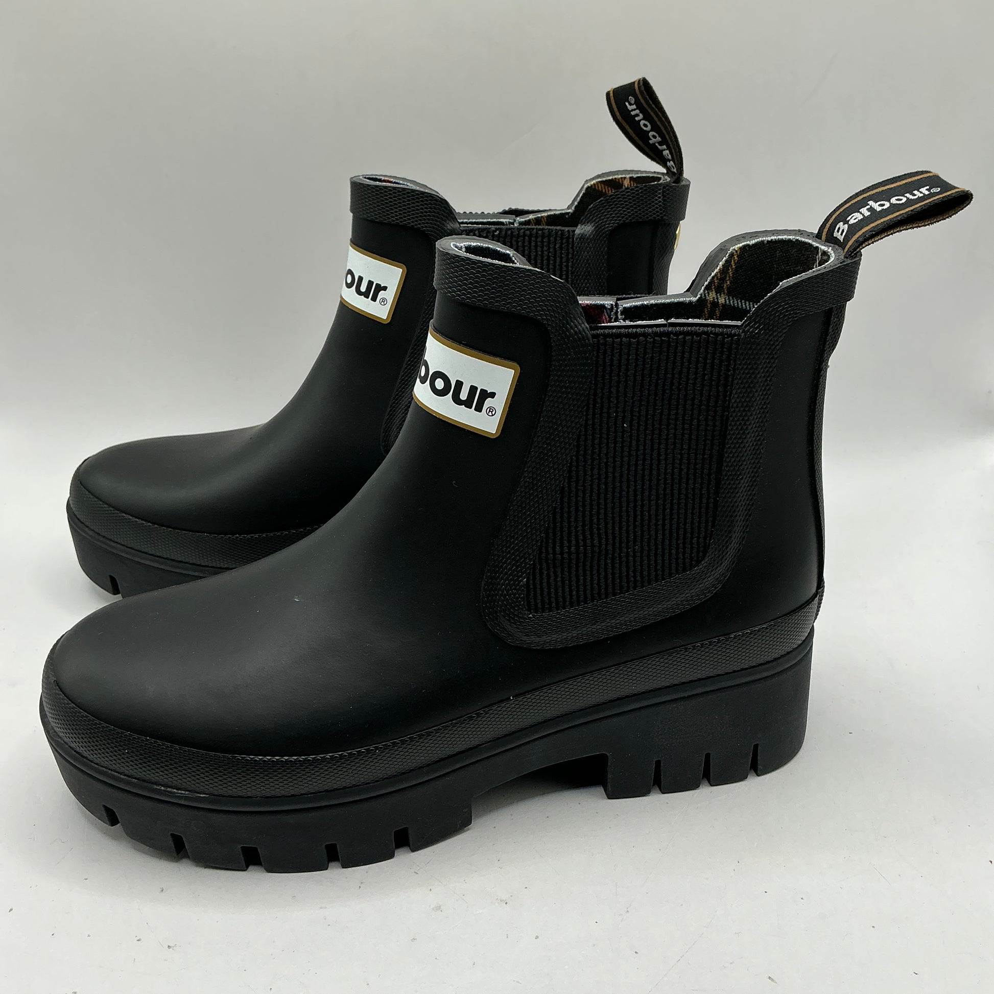 Barbour Halton welly boots, black