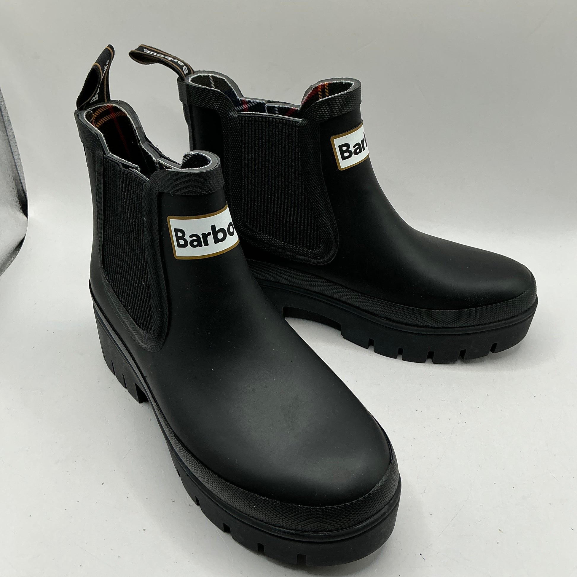 Barbour Halton welly boots, black